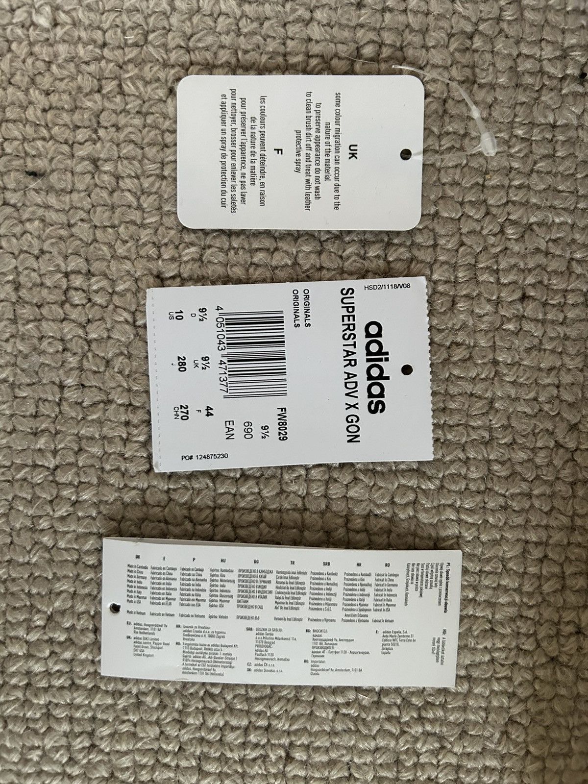 Adidas Adidas Superstar x Michael Gonzales Shmoo Size US 10 / EU 43 - 8 Thumbnail
