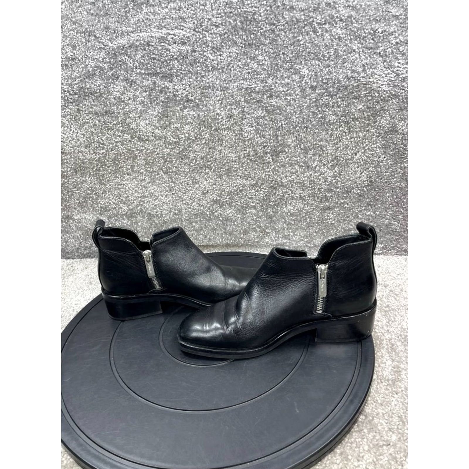 3.1 Phillip Lim 3.1 Phillip Lim Alexa Boot Womens Black Leather Ankle Zip Bootie Size 35 Eu 4 Us Size US 4 / IT 34 - 7 Thumbnail
