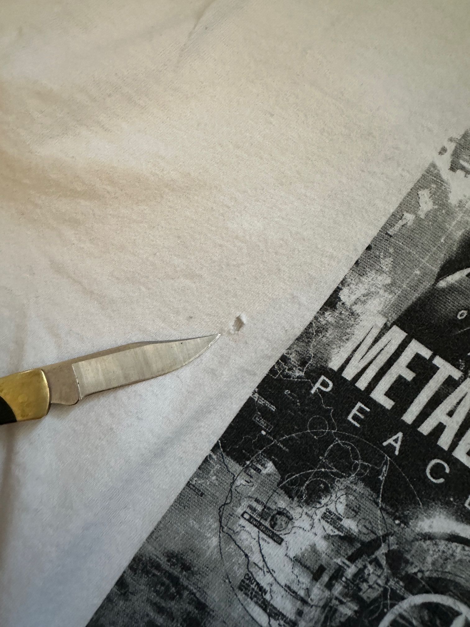 Vintage Vintage Metal Gear Solid Peace Walker World Tour T-Shirt XL Size US XL / EU 56 / 4 - 6 Thumbnail