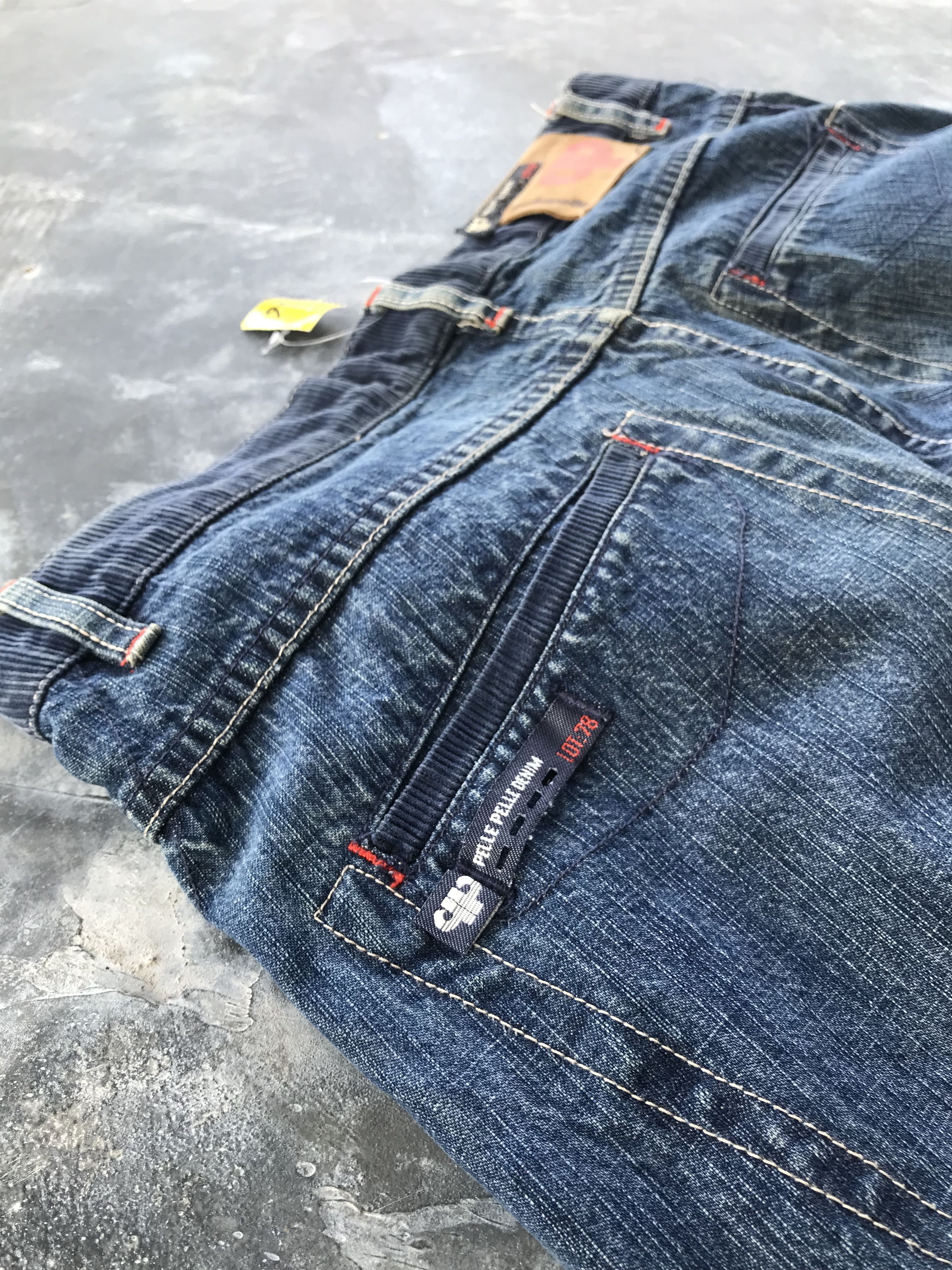 Pelle Pelle RARE Y2K Pelle Pelle Patchwork Baggy Jeans Size US 36 / EU 52 - 5 Thumbnail