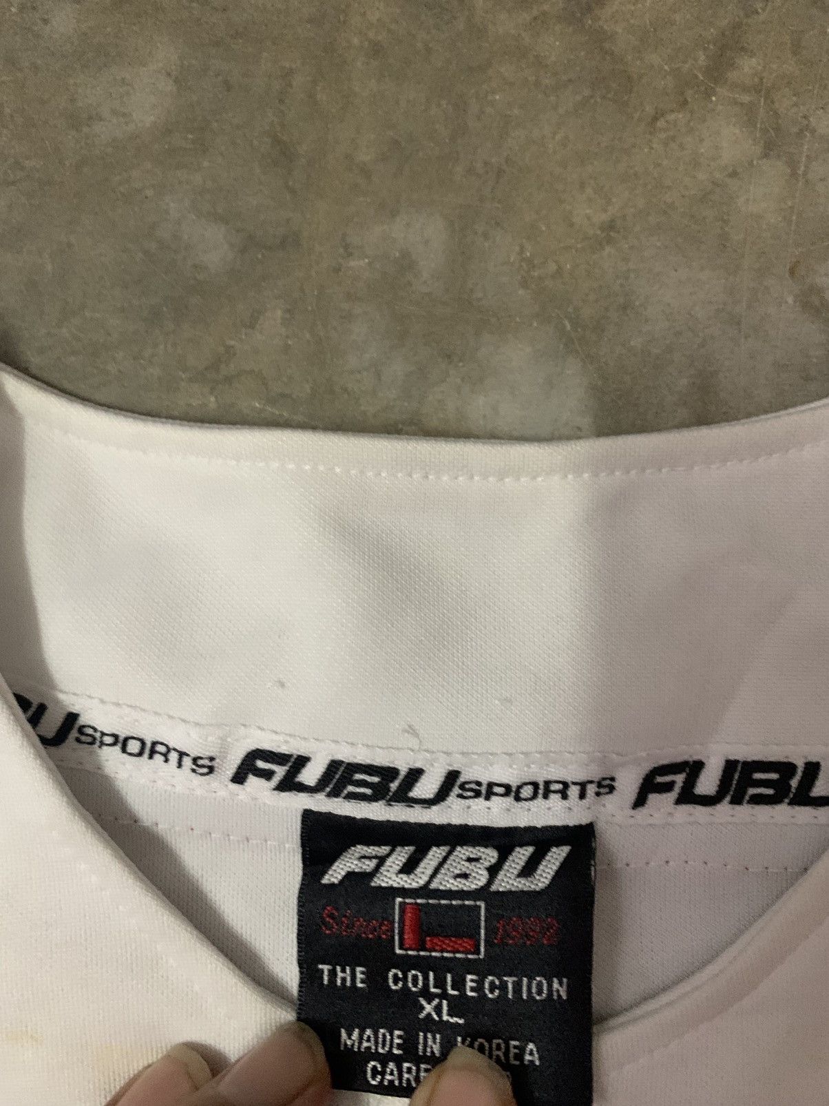 Fubu Fubu Embroidery Spellout Jersey Size US XL / EU 56 / 4 - 9 Thumbnail