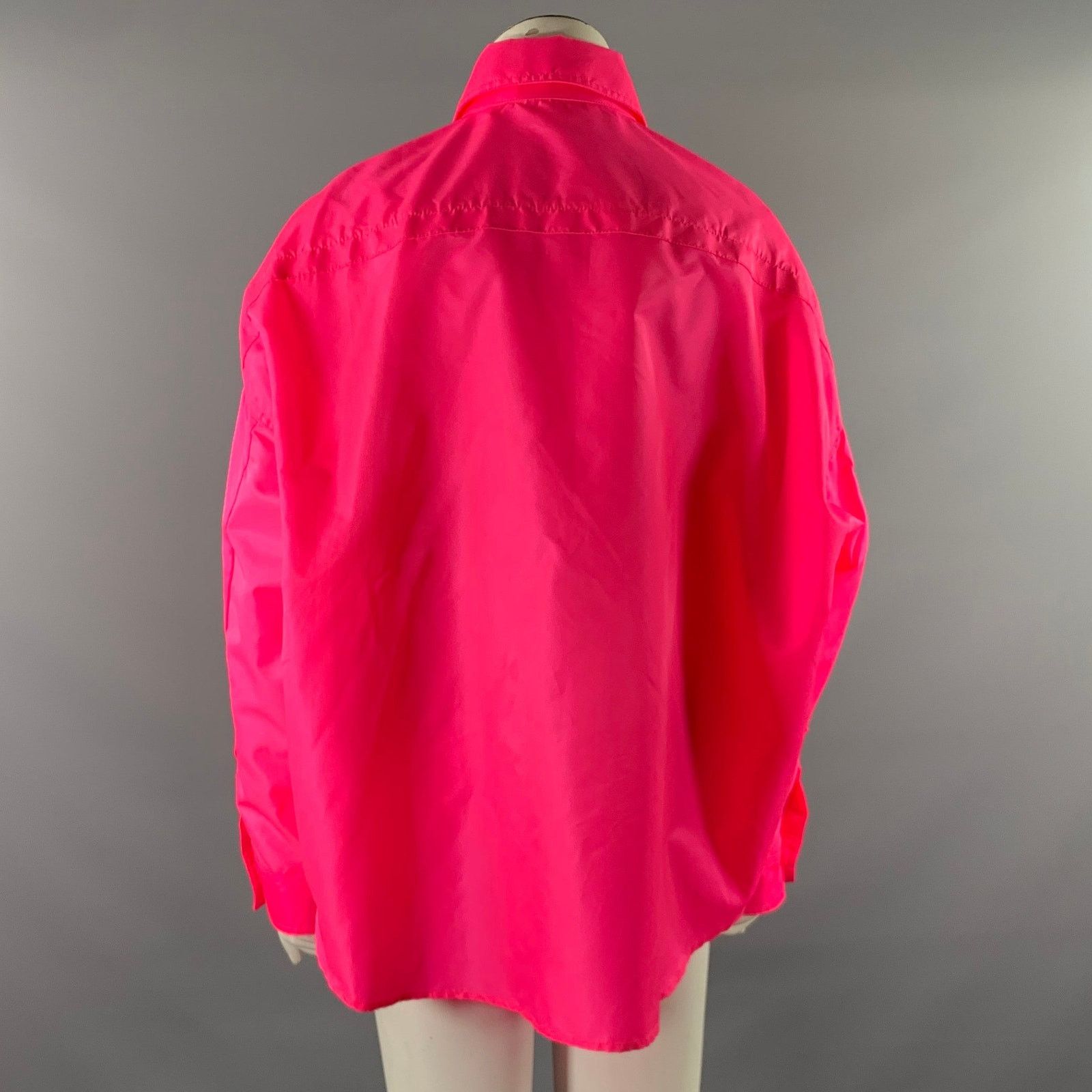 Frankie Shop THE FRANKIE SHOP Size XS/S Pink Polyester Shirt Jacket Shirt Size XS / US 0-2 / IT 36-38 - 3 Thumbnail