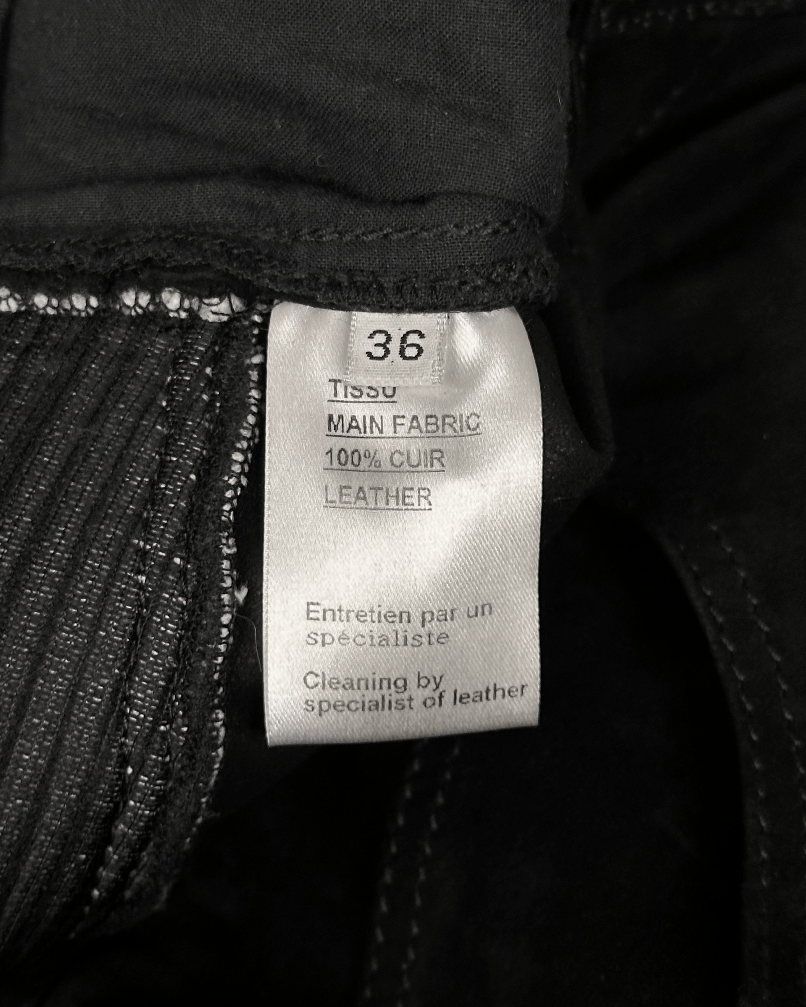 Balmain Balmain Suede Leather Flared Bootcut Biker Jeans Size US 27 - 13 Thumbnail