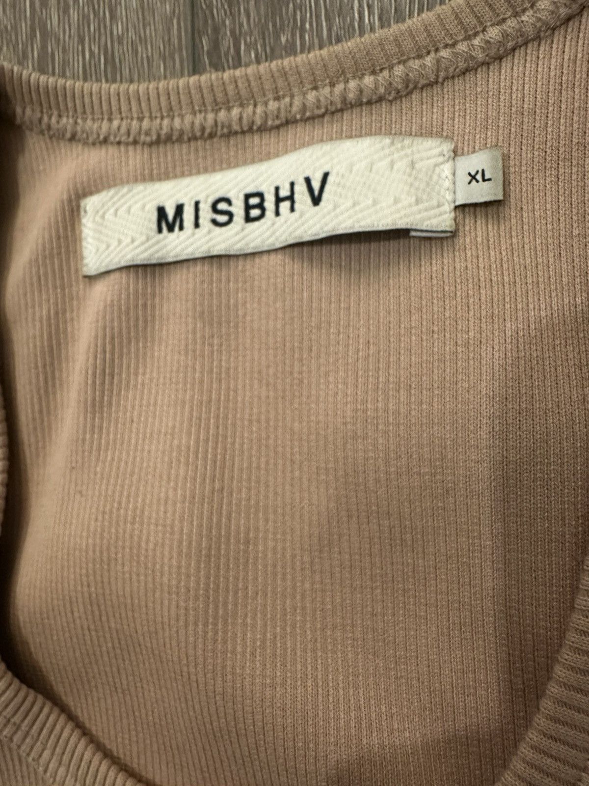 Misbhv MISBHV ‘M’ TANK TOP XL BEIGE Size US XL / EU 56 / 4 - 3 Thumbnail
