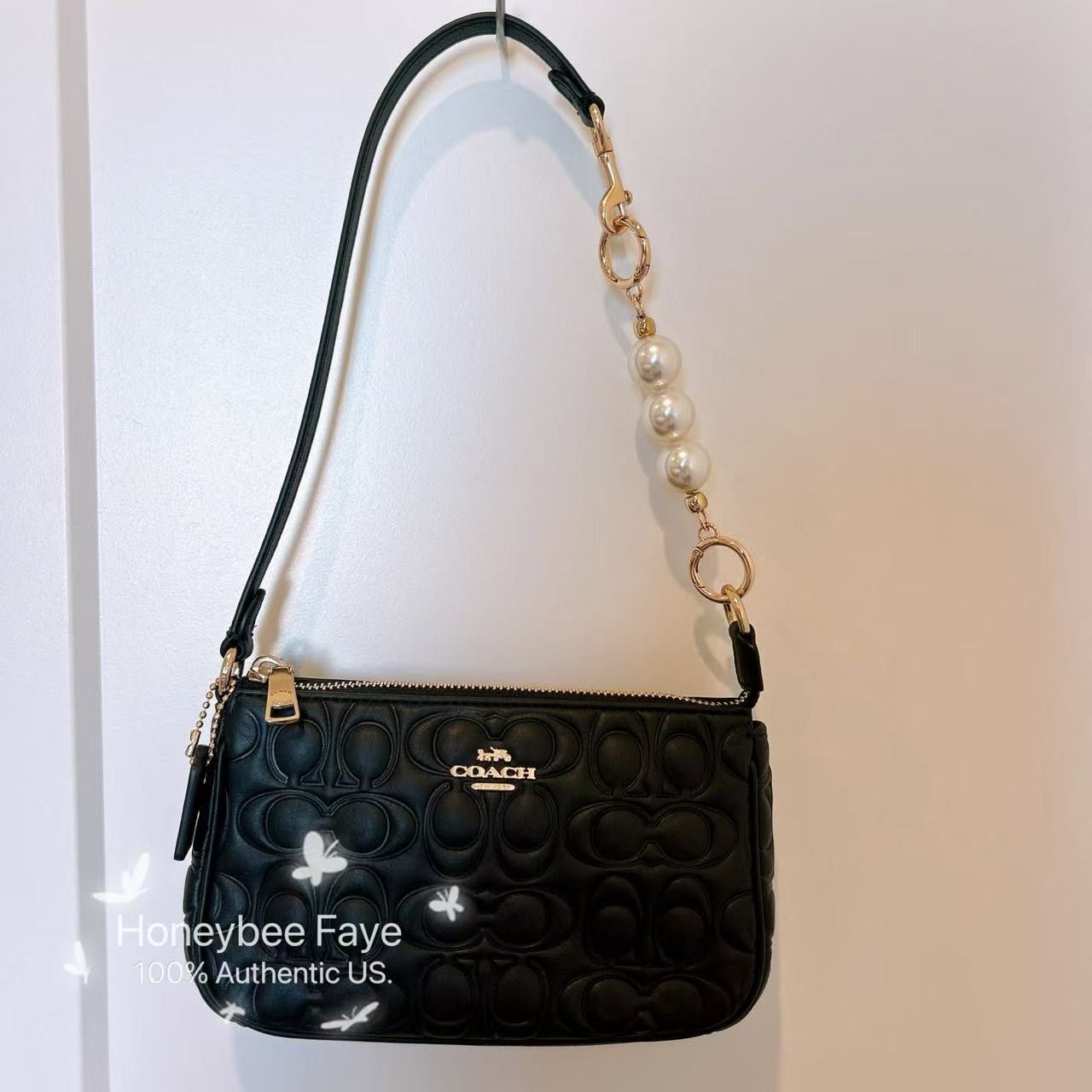 Coach Nolita 19 In Signature Leather CZ456 plus extended chain Size ONE SIZE - 5 Thumbnail