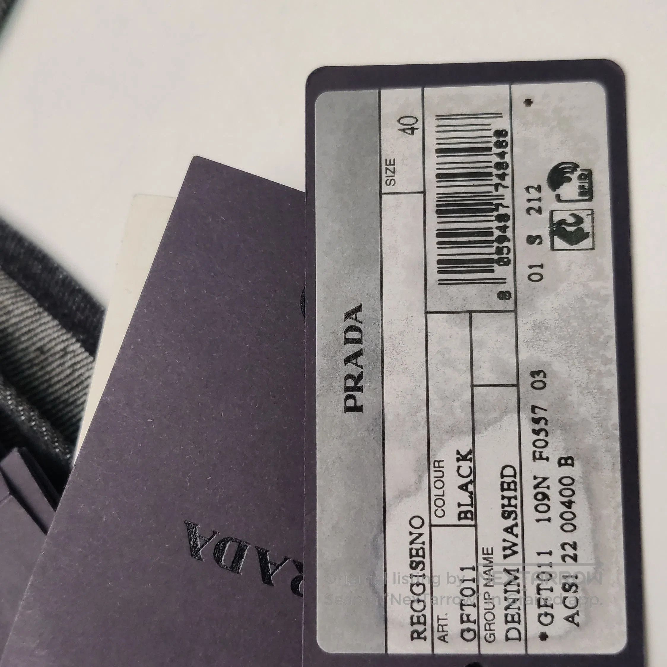 Prada Prada Black Cotton Triangle Logo Vest Size 4. Size M / US 6-8 / IT 42-44 - 9 Thumbnail