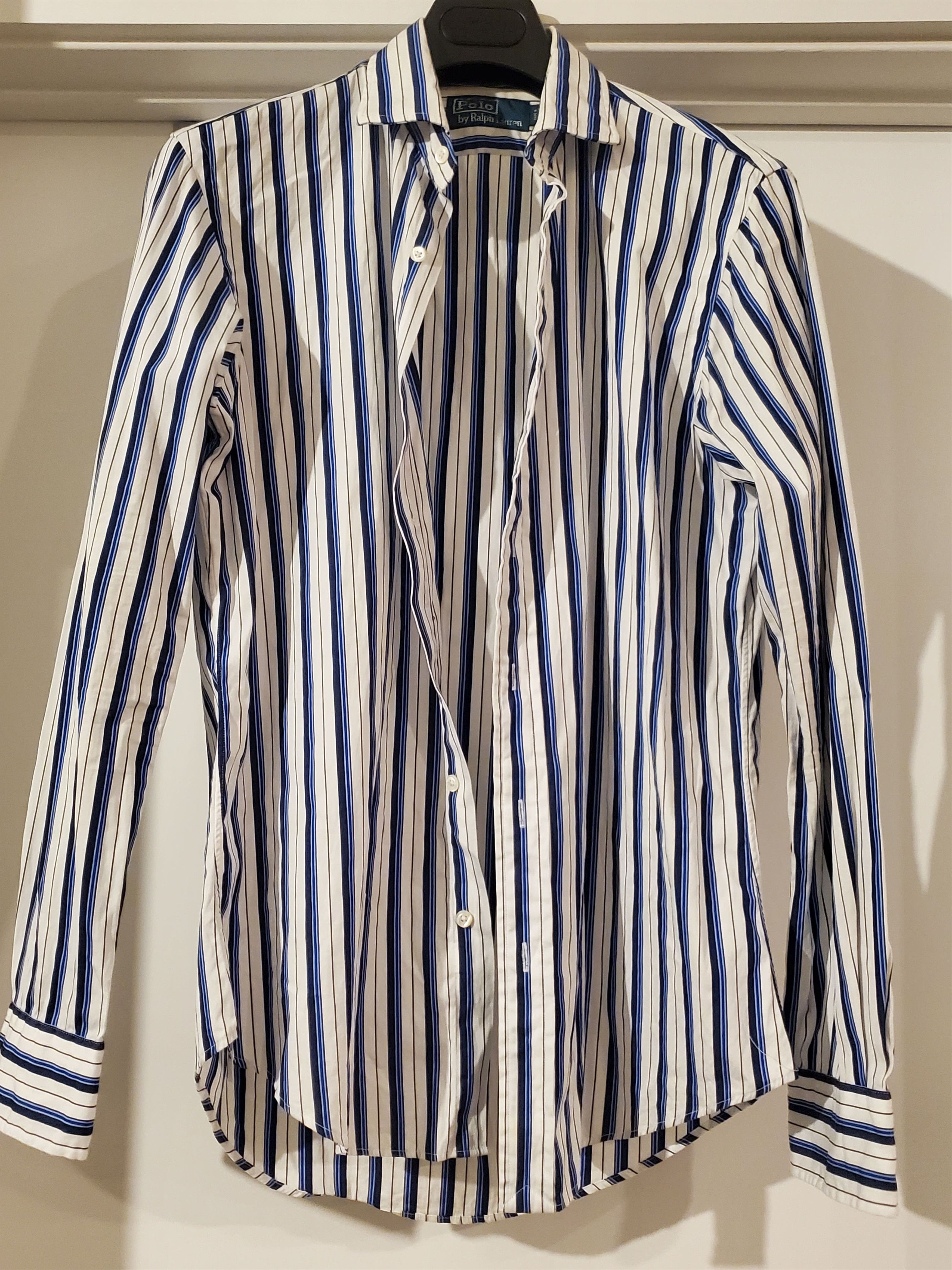 Polo Ralph Lauren Polo Ralph Lauren Stripe Button Down Shirt Sz Small Size US S / EU 44-46 / 1 - 1 Thumbnail