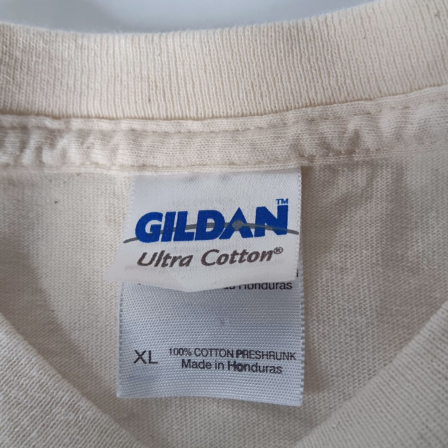 Gildan Gildan Ultra Cotton Shirt Men XL I Climbed The Pensacola Lighthouse Travel Florida Nautical Tourist Crew Neck Short Sleeve Natural/Off-white Size US XL / EU 56 / 4 - 7 Thumbnail