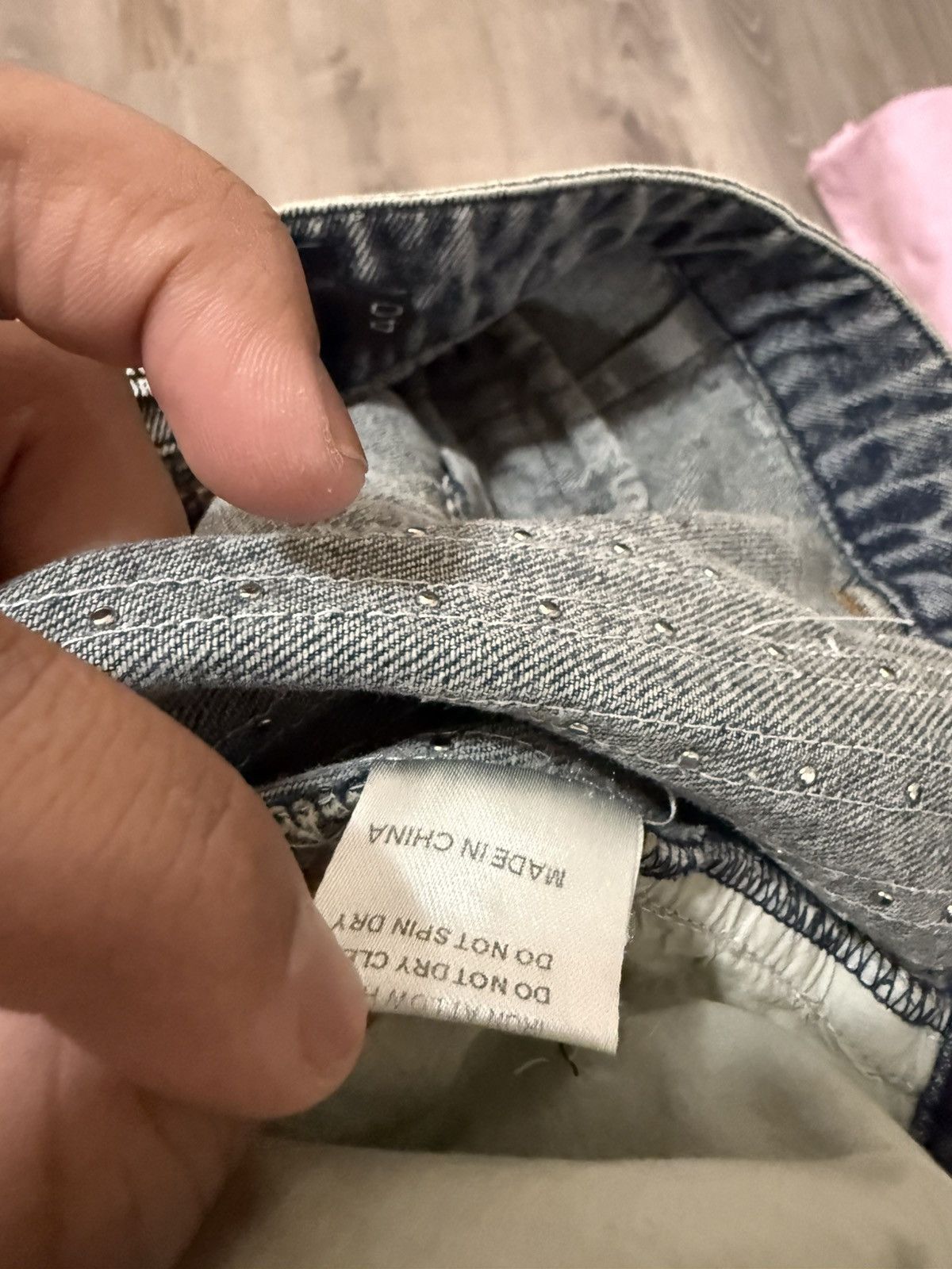 Vale Vale Blue Crystal Stripe Denim Size 40 Size US 40 / EU 56 - 13 Thumbnail