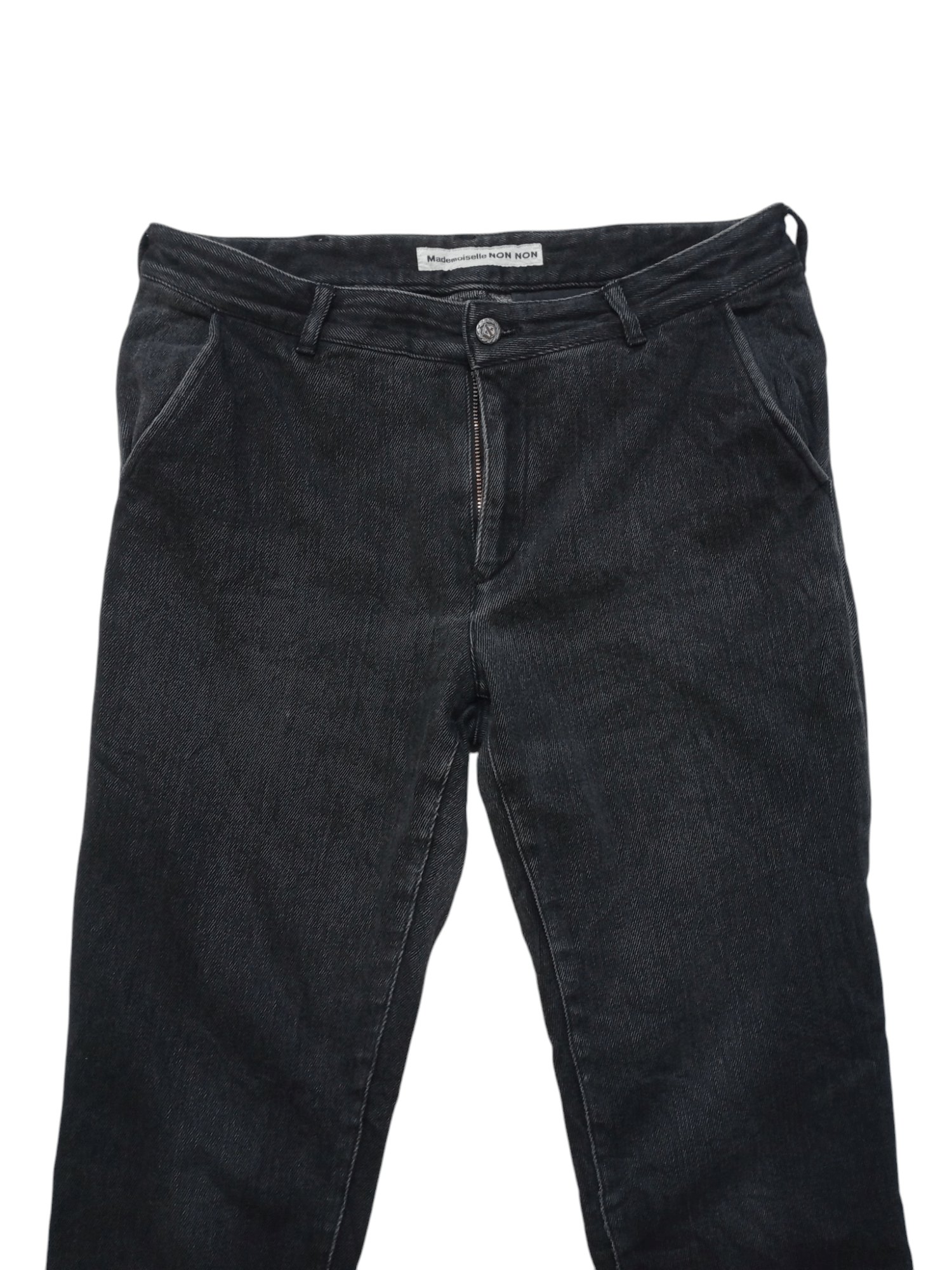 If Six Was Nine × Issey Miyake × Mademoiselle Non Non Issey Miyake Modemoiselle Non Non Distressed Skinny Jeans Size 30" / US 8 / IT 44 - 5 Thumbnail