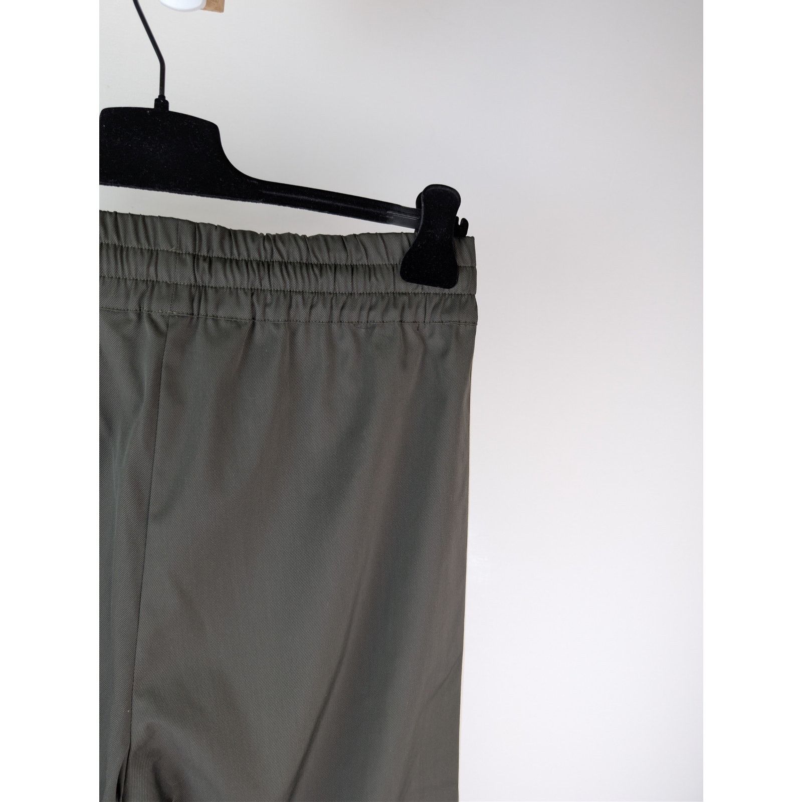 Palm Angels o1rshd1 Classic Logo Wool Track Pants in Military/Off-White Size US 32 / EU 48 - 14 Thumbnail