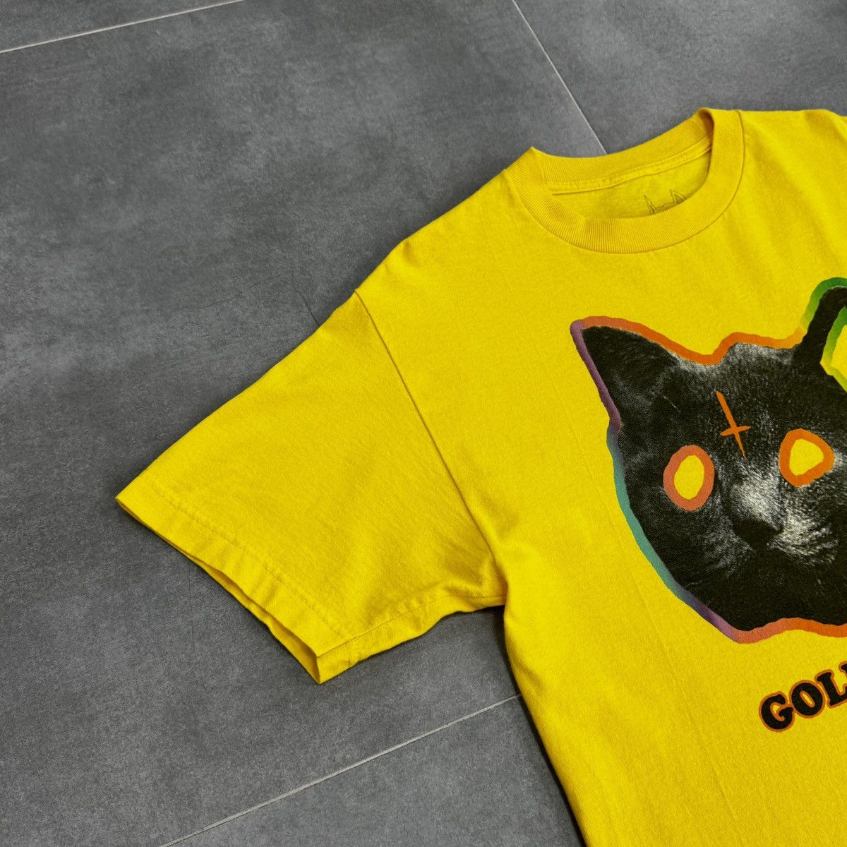 Tyler The Creator Tyler The Creator Golf Wang Y2K Men Yellow T-Shirt Size M Size US M / EU 48-50 / 2 - 3 Thumbnail