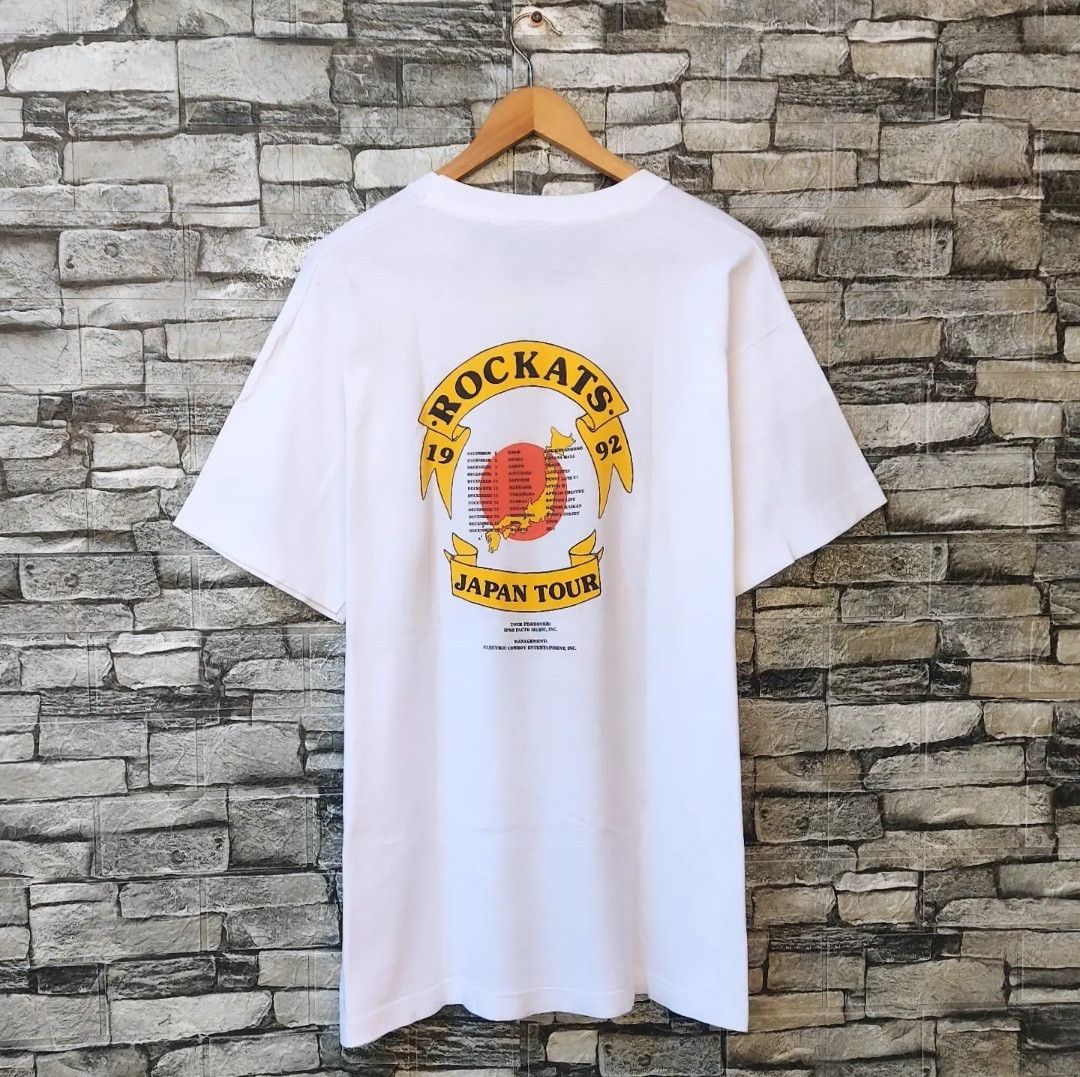 Band Tees Vintage 90s Rockats Japan Tour 1992 Tshirt Size US L / EU 52-54 / 3 - 2 Thumbnail