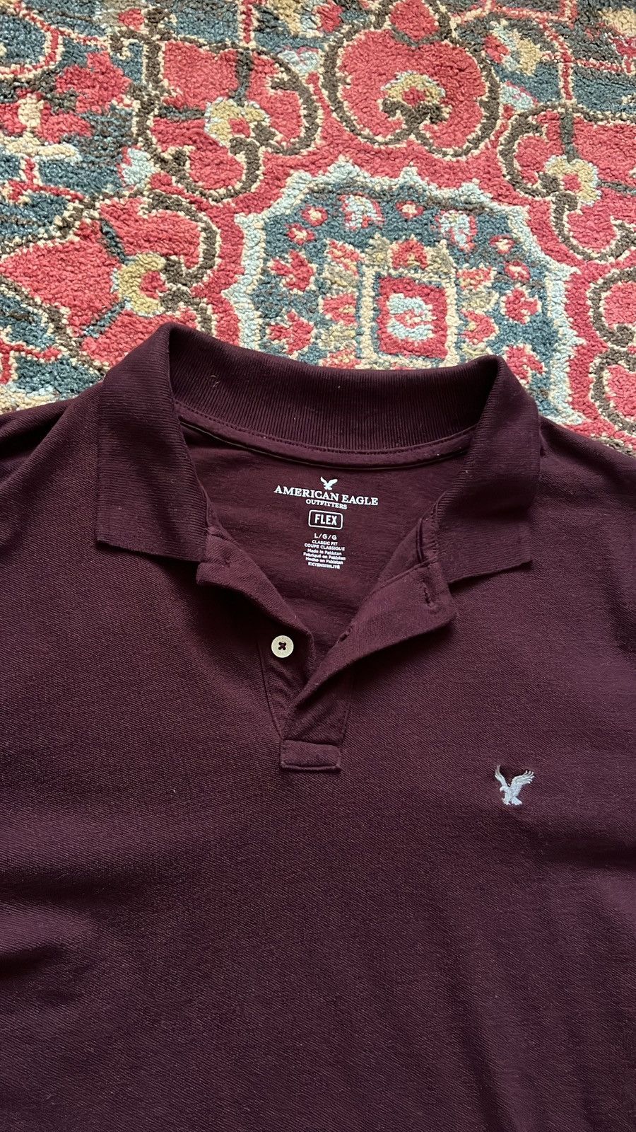 American Eagle Outfitters American eagle collared T shirt Size US L / EU 52-54 / 3 - 3 Thumbnail