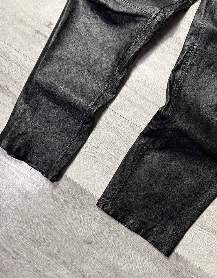 Leather Vintage mens leather pants Kanye West style size 32 Size US 32 / EU 48 - 7 Thumbnail