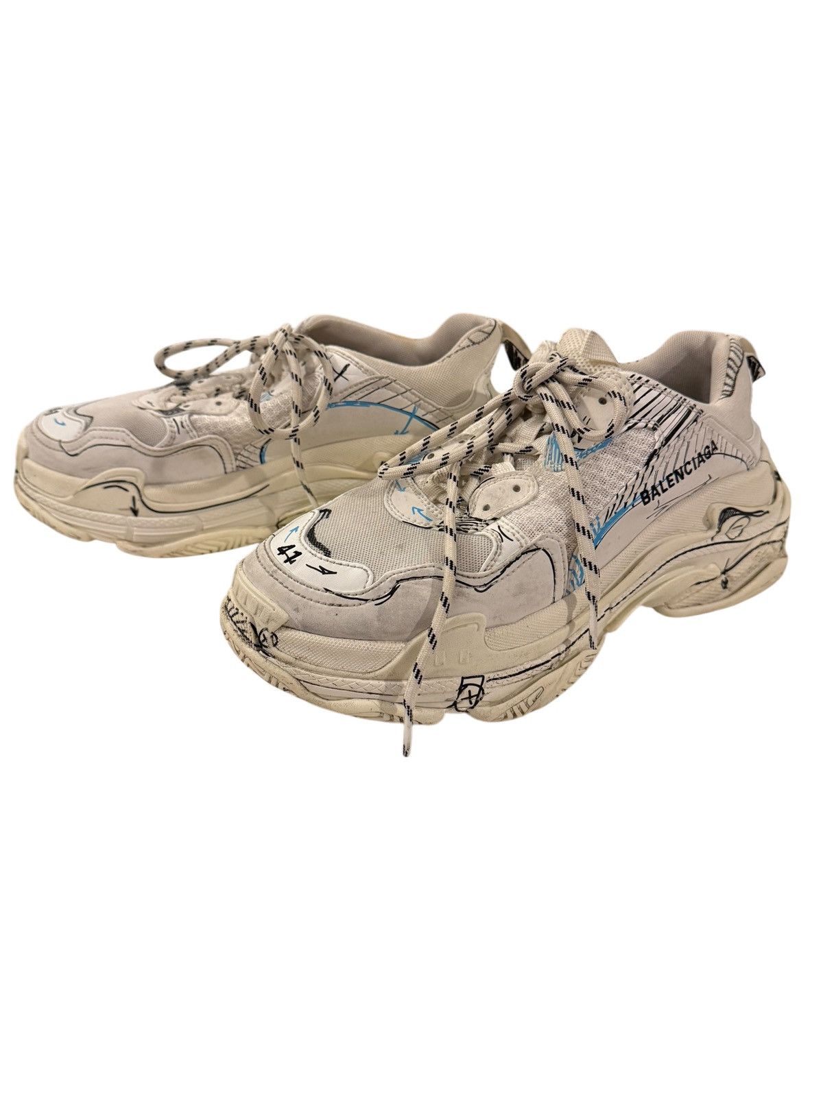 Balenciaga Balenciaga Triple S Sketch Size US 8 / EU 41 - 1 Thumbnail