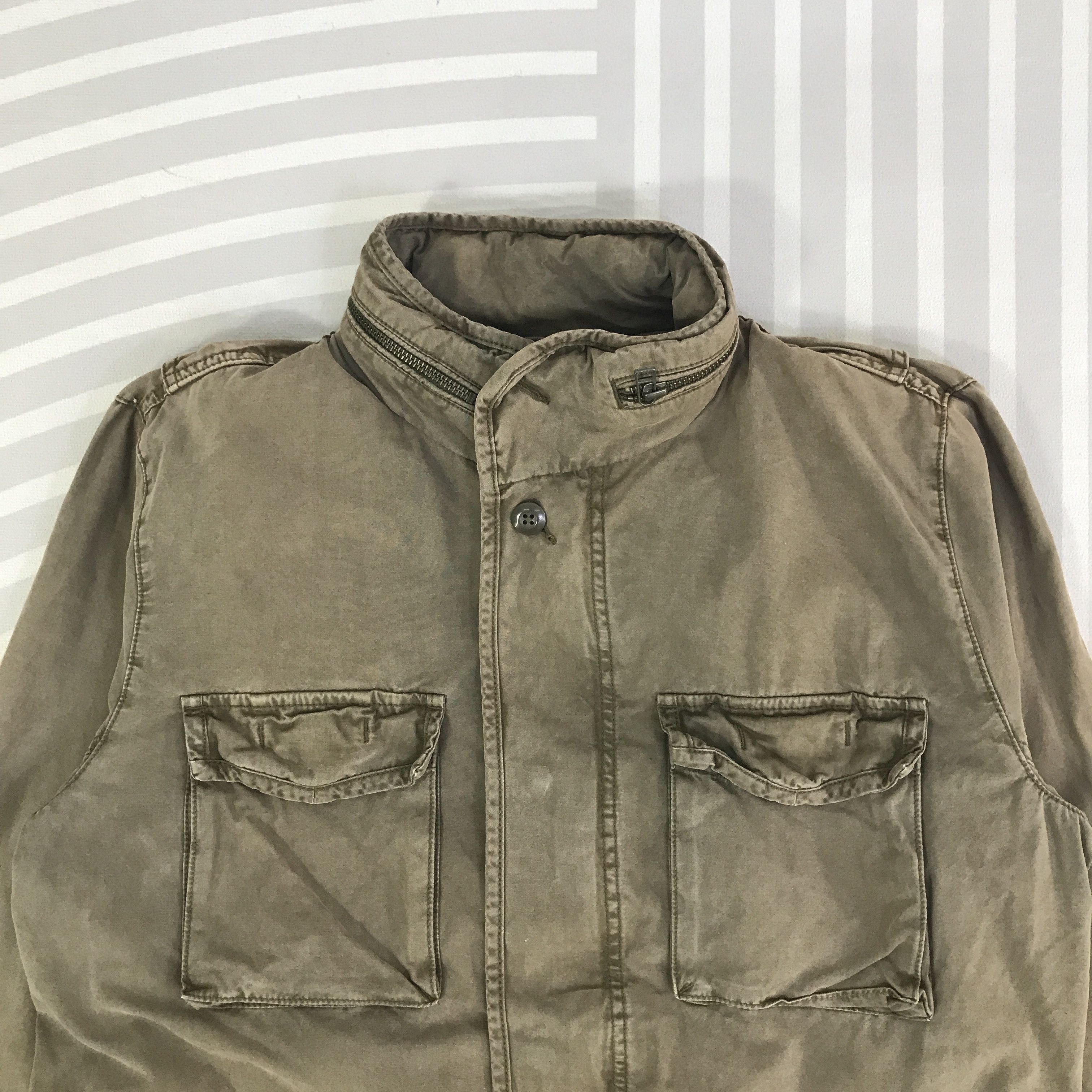 Gap Vintage Gap Brown M65 Style Jacket K95B3 Size US M / EU 48-50 / 2 - 2 Thumbnail