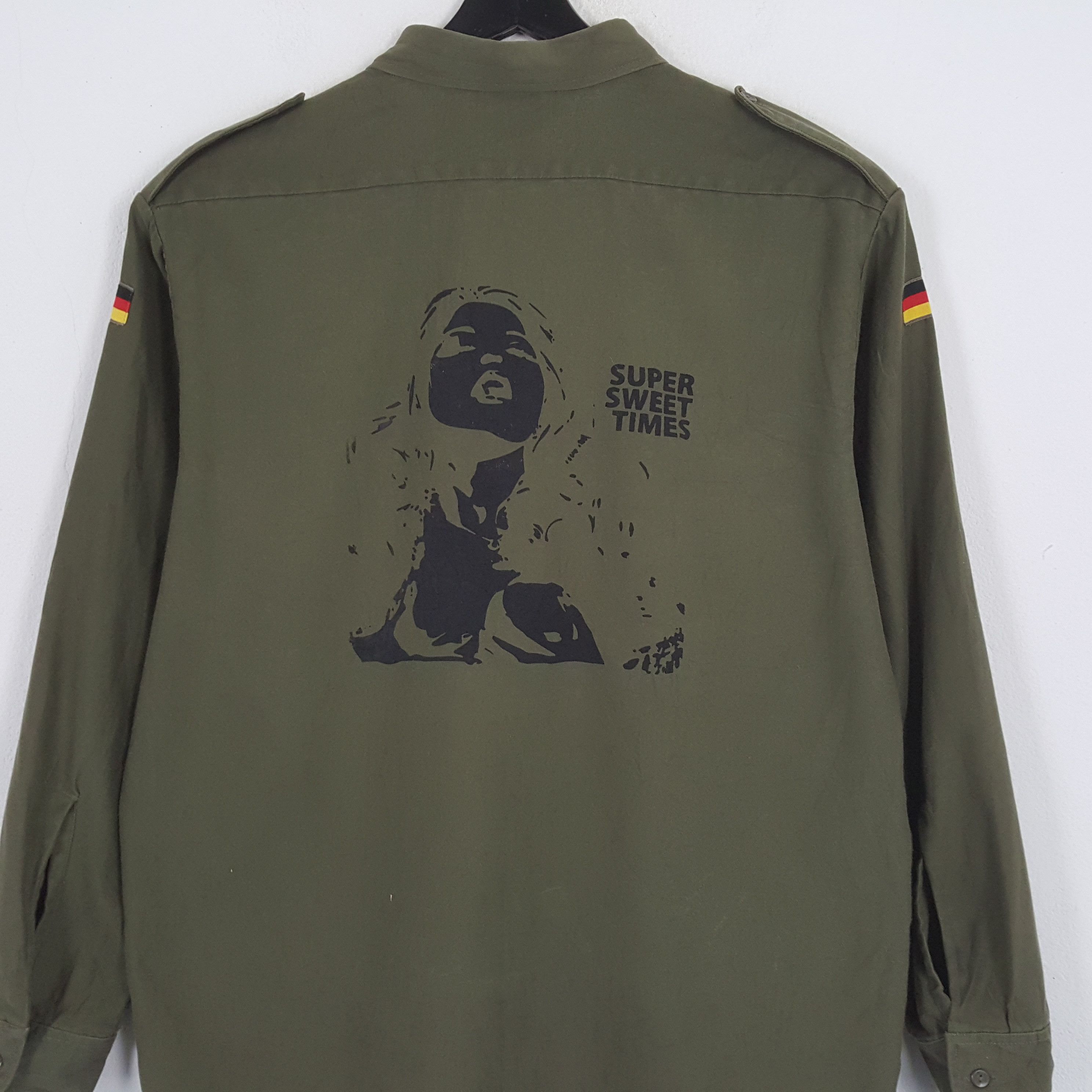 Vintage Military Army Style Custom Art Shirt Size US L / EU 52-54 / 3 - 2 Thumbnail