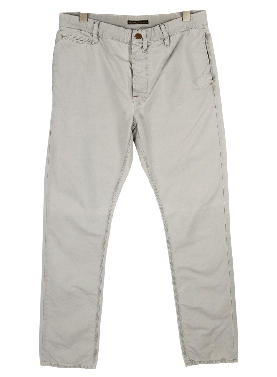 Nudie Jeans KHAKI REGULAR W32/L34 Organic Moon Trousers 82566 Size US 32 / EU 48 - 1 Thumbnail