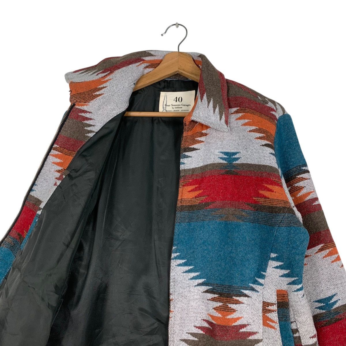 Japanese Brand Four Season Garage by INBLOOM Navajo Native Jacket #1246-C56 Size US S / EU 44-46 / 1 - 10 Thumbnail