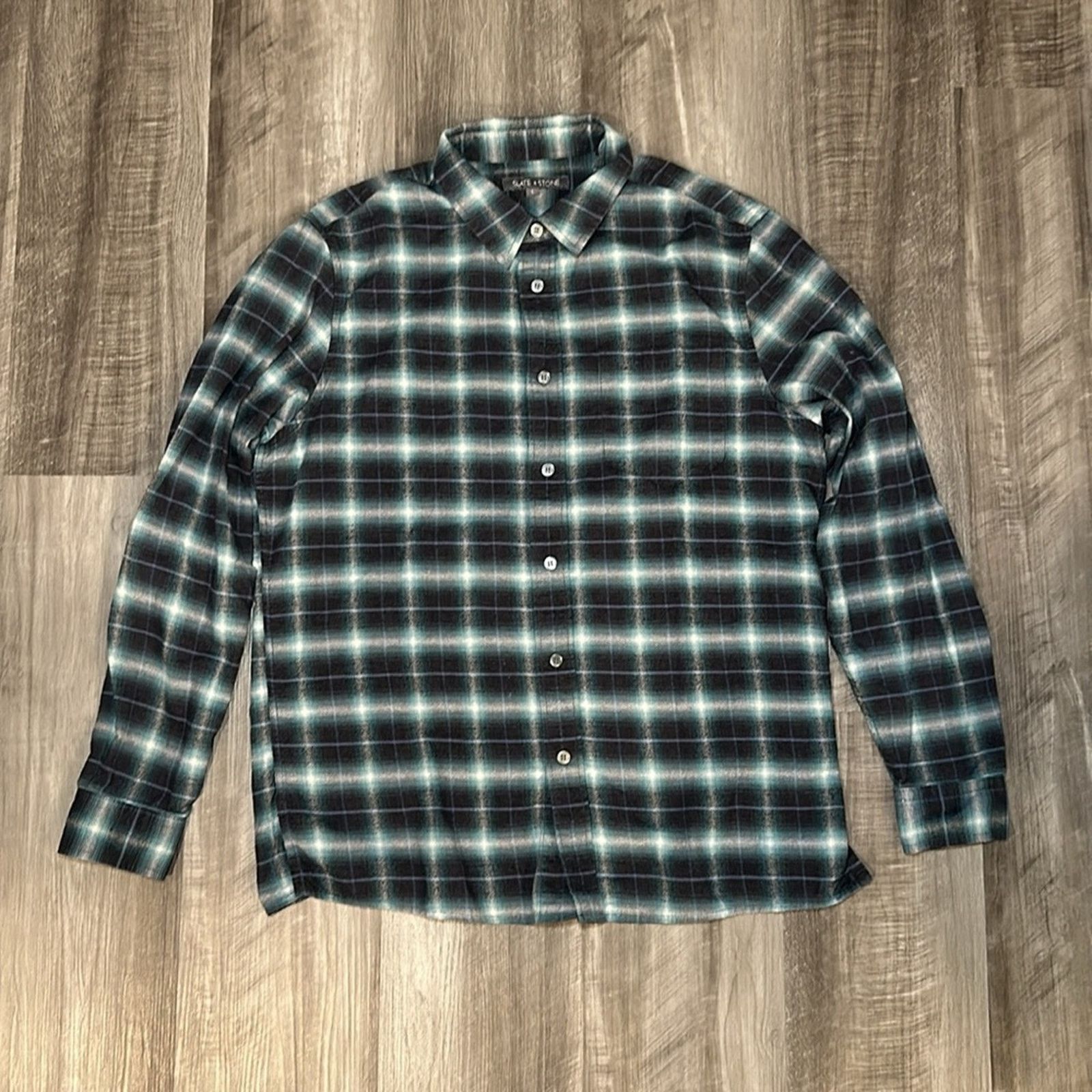Slate & Stone Slate and Stone Flannel Long Sleeve Button Down - Large Size US L / EU 52-54 / 3 - 2 Thumbnail