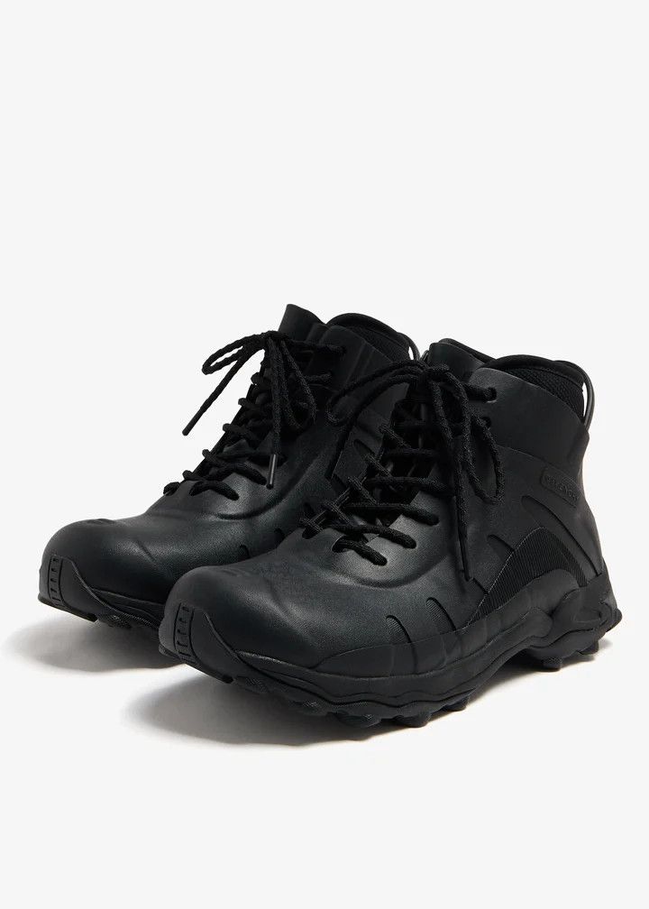 Givenchy o1lv12m1025 Bogs High Lace Up Boots in Black Size US 6 / EU 39 - 3 Thumbnail