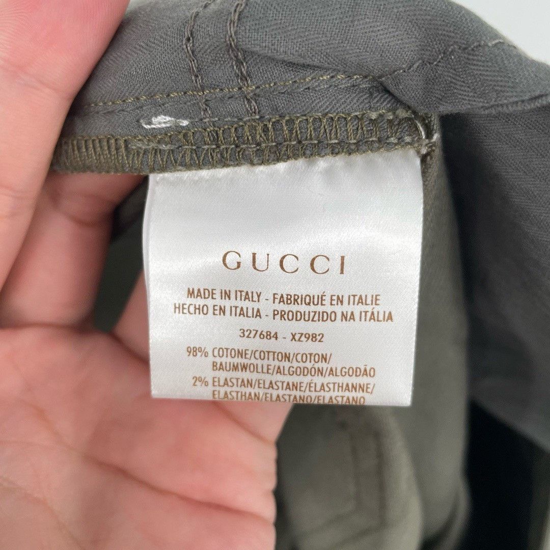 Gucci Gucci dark green corduroy trousers Nextarrow-2412 Size US 34 / EU 50 - 6 Thumbnail