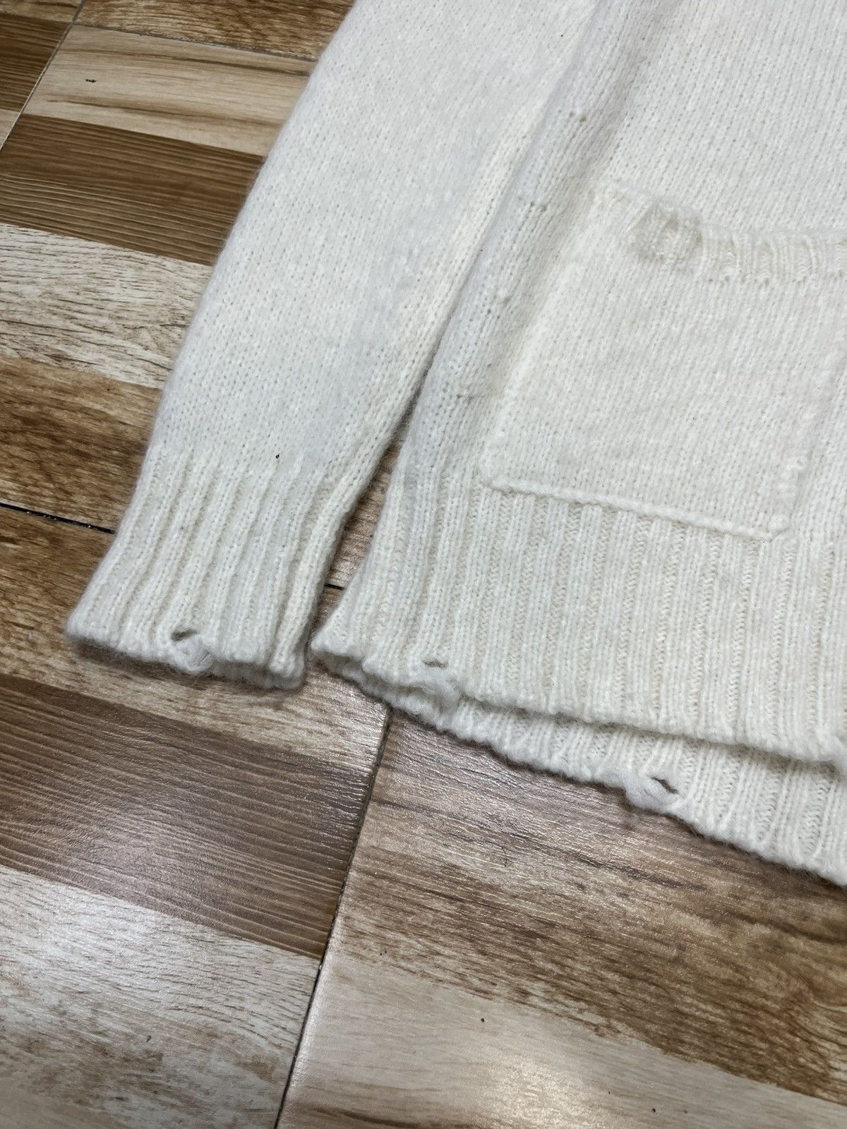 Other Maison Flaneur Distressed Cardigan Size US L / EU 52-54 / 3 - 3 Thumbnail