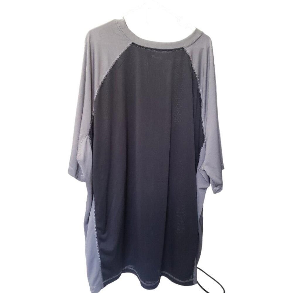 Designer CT1552 KS Island Mens Black and Grey Big & Tall Shirt 4XL Size US XXL / EU 58 / 5 - 2 Thumbnail