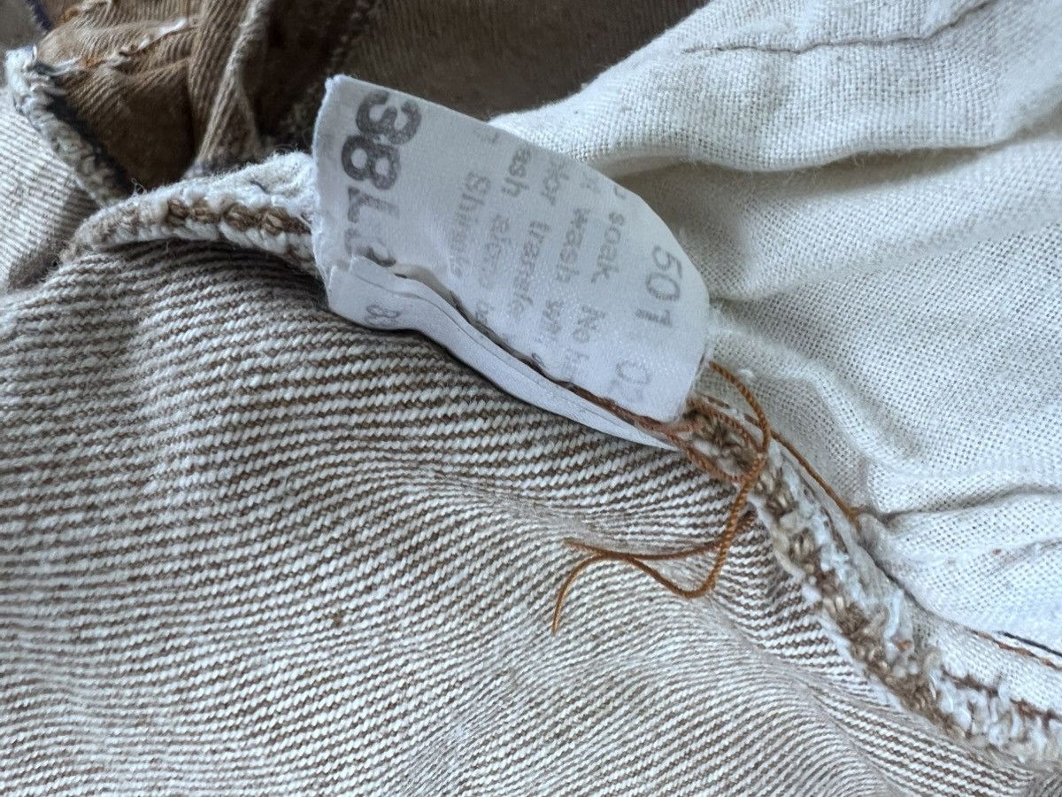 Levi's Vintage Levis Jeans Mens 32x30 Camel Brown Denim 501 Size US 32 / EU 48 - 9 Thumbnail