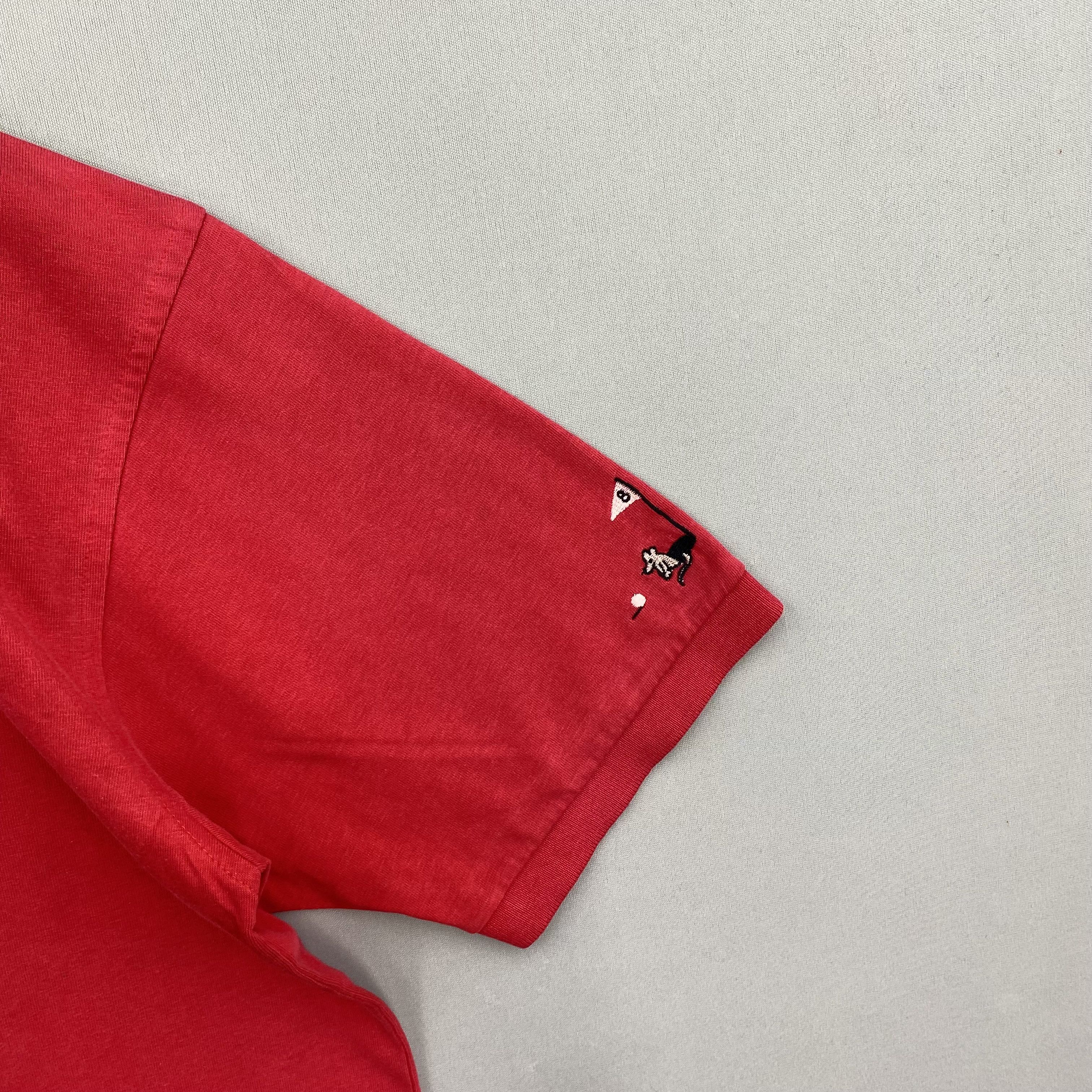 Vintage Vintage 70s Crazy Shirts Polo Tee Hawaii BKLiban T-Shirt Size US L / EU 52-54 / 3 - 4 Thumbnail