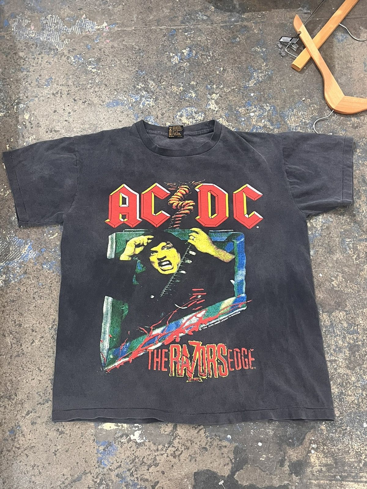 Ac/Dc × Brockum × Vintage Single stick 90’s ac/dc shirt | Grailed