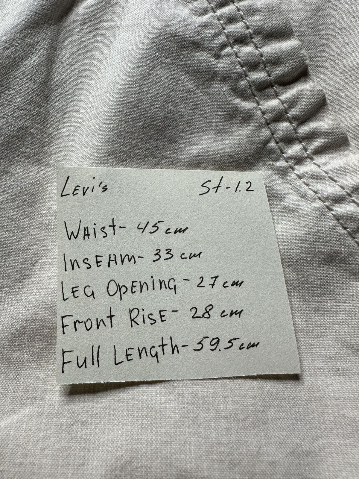 Levi's Levi’s Vintage TRASHED Cargo Aviation Shorts Size US 34 / EU 50 - 6 Thumbnail