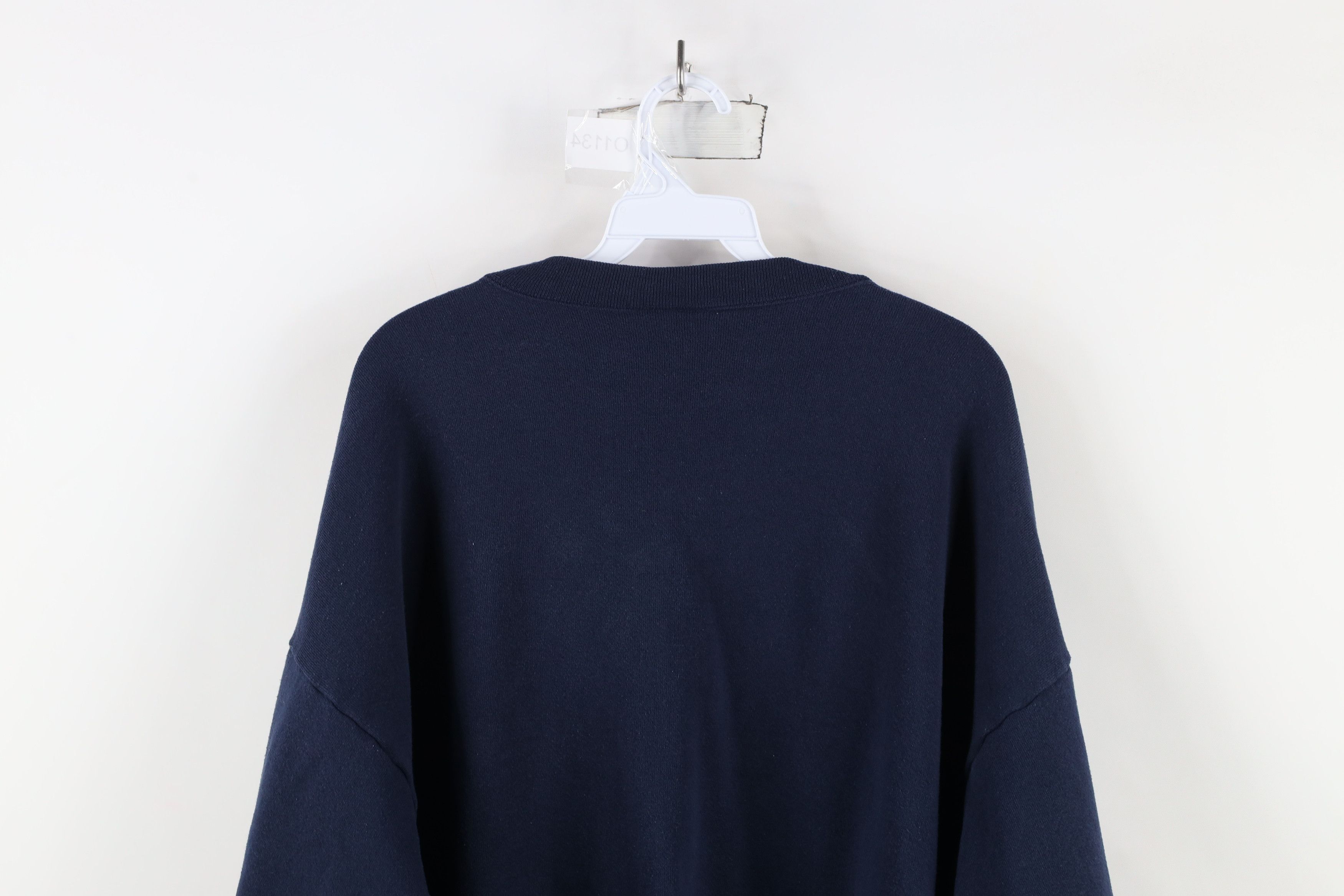 Vintage Vintage 90s Streetwear Nature Deer Buck Sweatshirt Blue Size US XXL / EU 58 / 5 - 11 Thumbnail