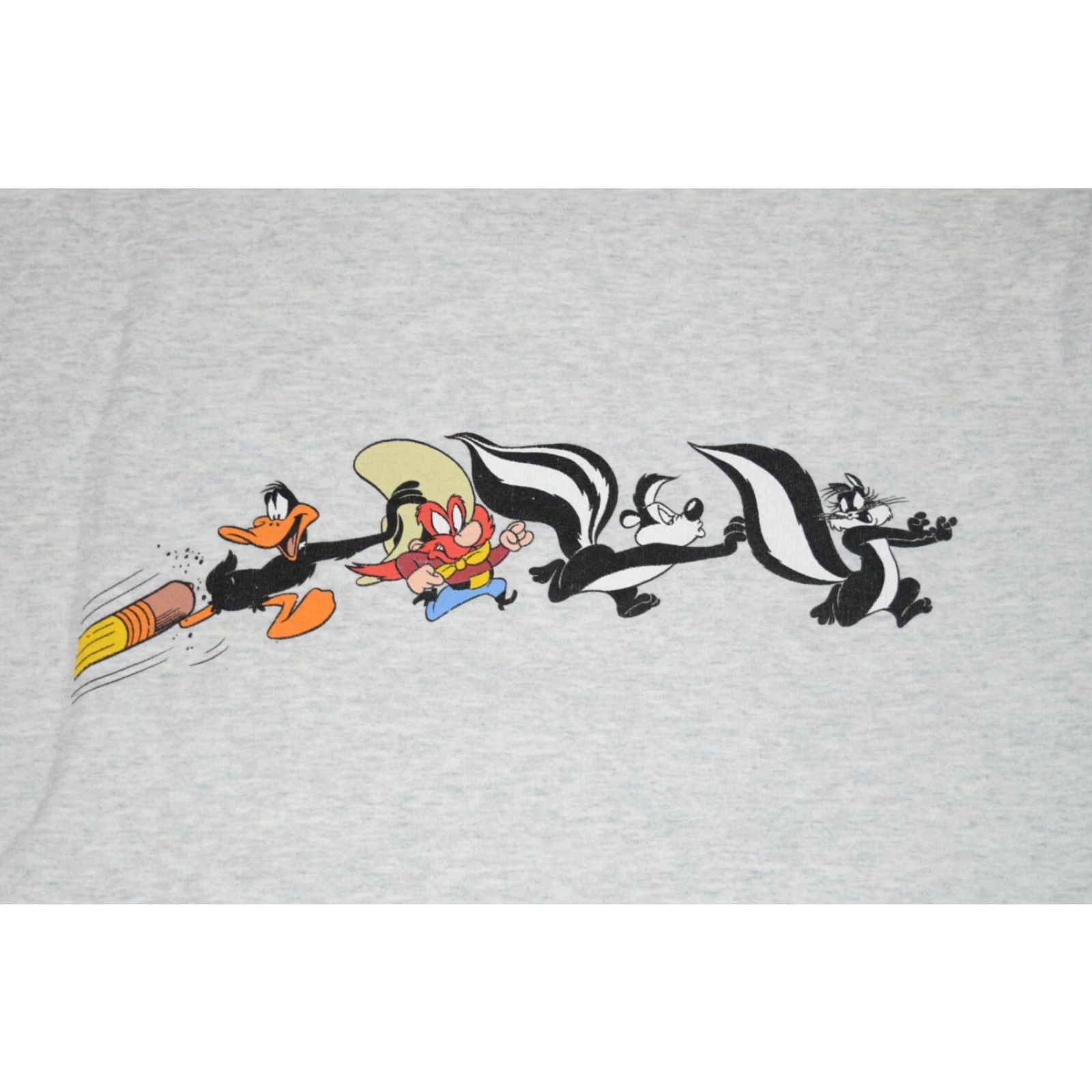 Vintage VINTAGE WARNER BROS LOONEY TUNES GRAPHIC SWEATSHIRT CREWNECK MEN'S SIZE L HEATHER GREY 90s Size US L / EU 52-54 / 3 - 7 Thumbnail