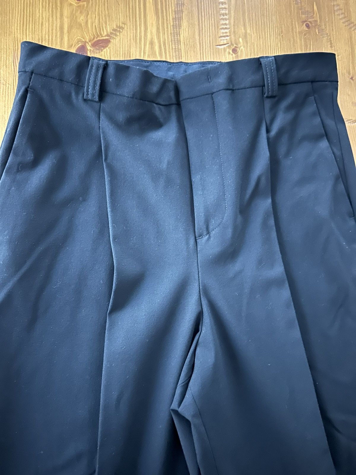Zara Zara Pleated Black Oversized Pants Size US 31 - 2 Thumbnail