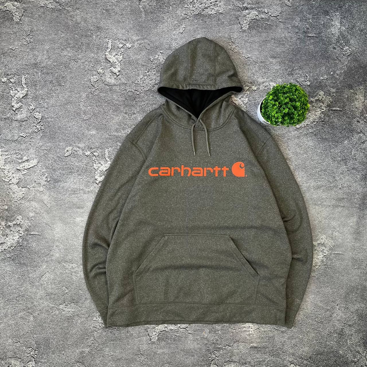 Carhartt × Vintage Vintage Carhartt Hoodie Big Logo Size XL Relaxid Fit Size US XL / EU 56 / 4 - 1 Thumbnail