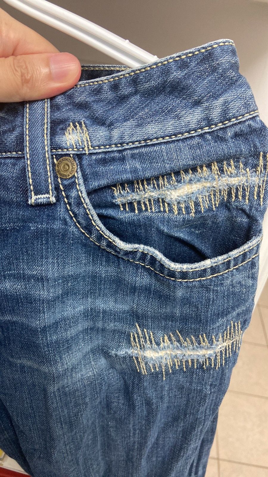 Robins Jeans × Vintage VTG Y2K Robin’s Jean Distressed Jeans Size 30 Size US 30 / EU 46 - 10 Thumbnail