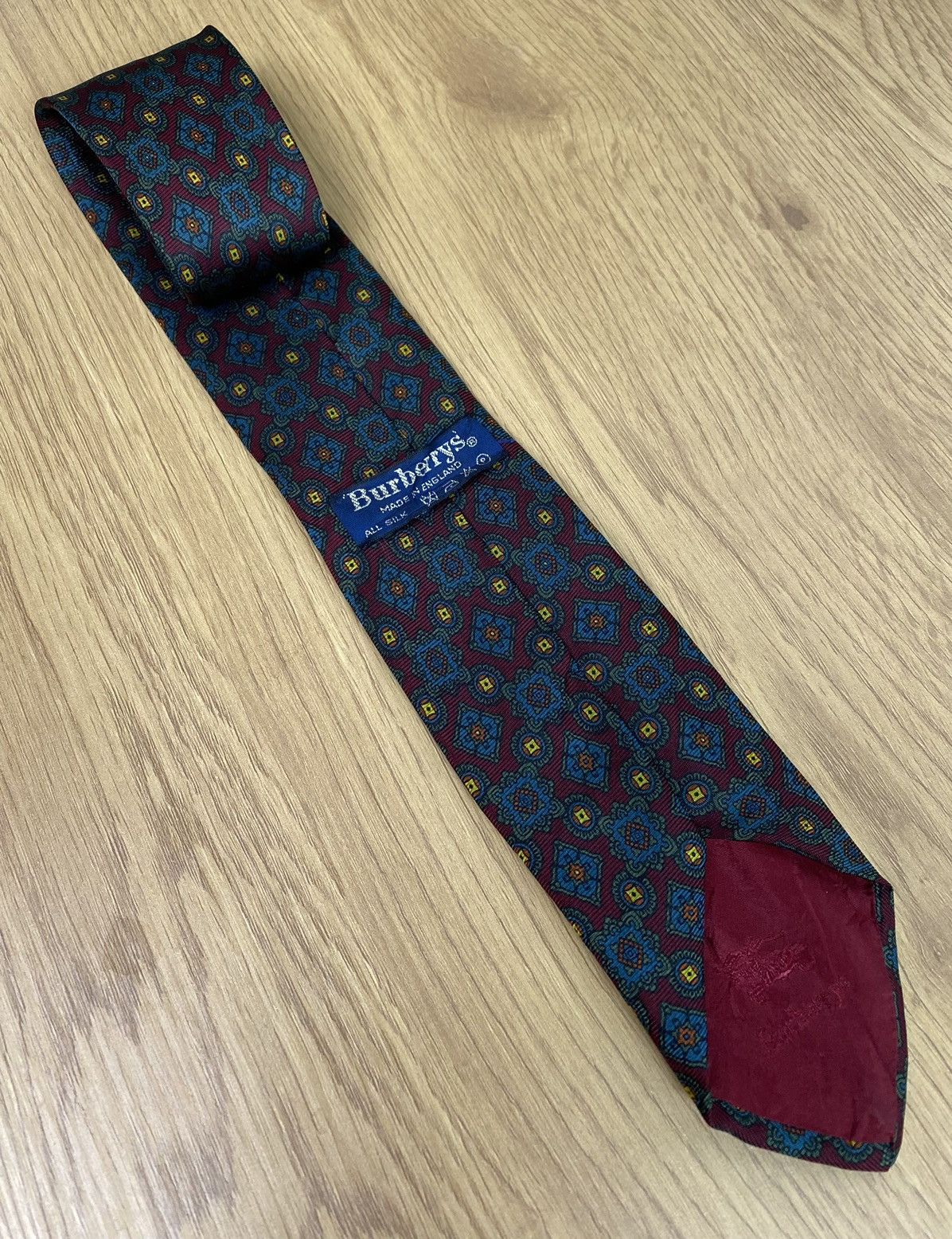 Burberry × Vintage Burberry's Vintage Silk Neck Tie multicolour print Size ONE SIZE - 2 Thumbnail