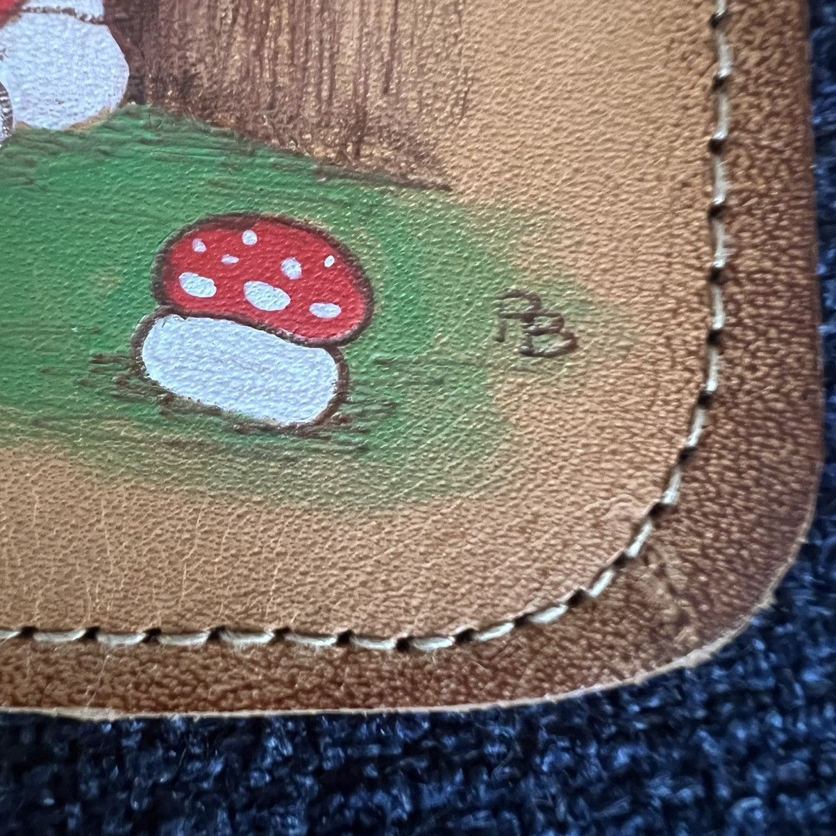 Other Pauline Baines Hand Painted Leather Eyeglass Case Owl UK Size ONE SIZE - 6 Thumbnail