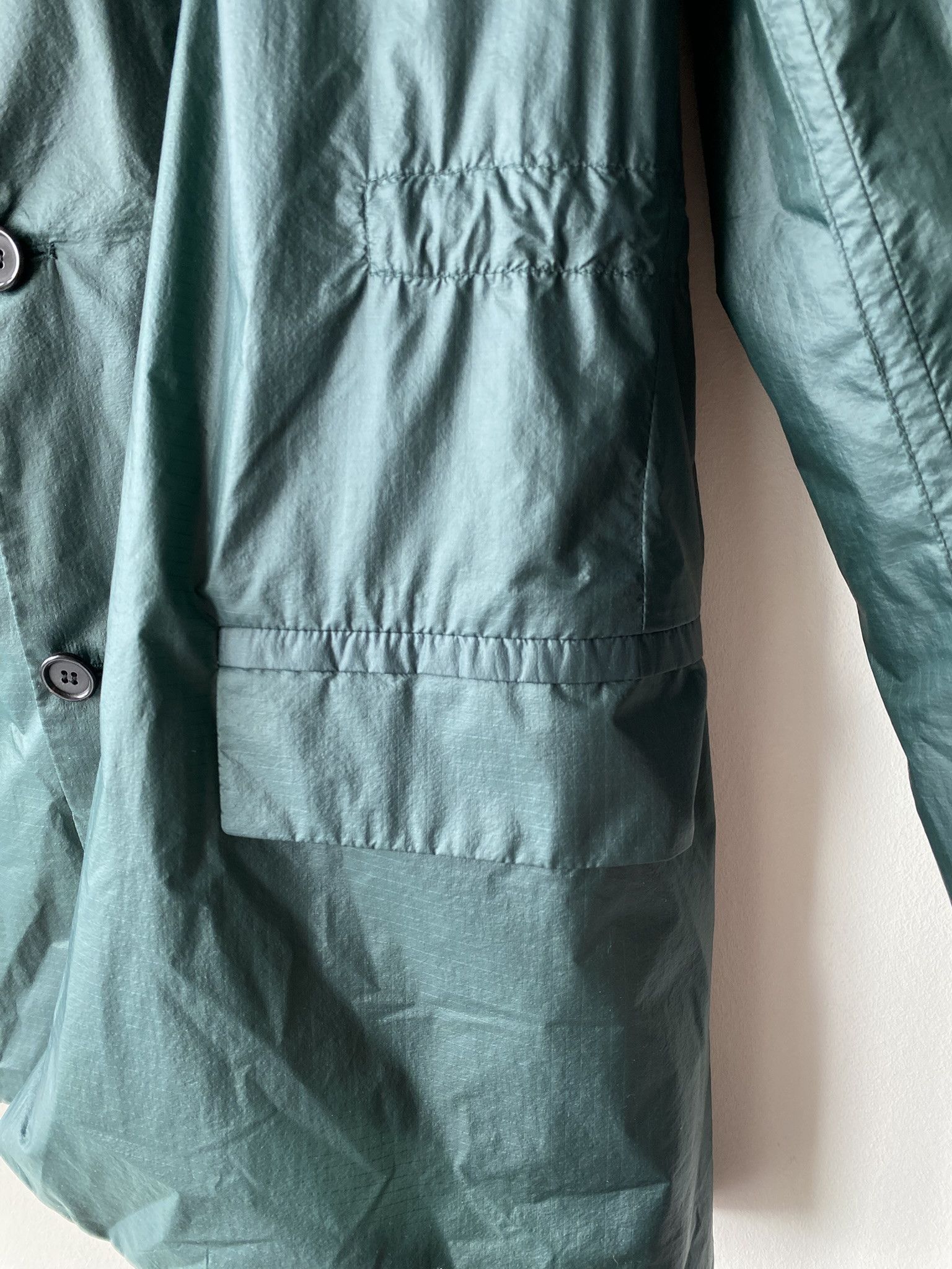 Acne Studios $590 - 50/L - Nylon Rip Suit Jacket - Green Size US L / EU 52-54 / 3 - 14 Thumbnail