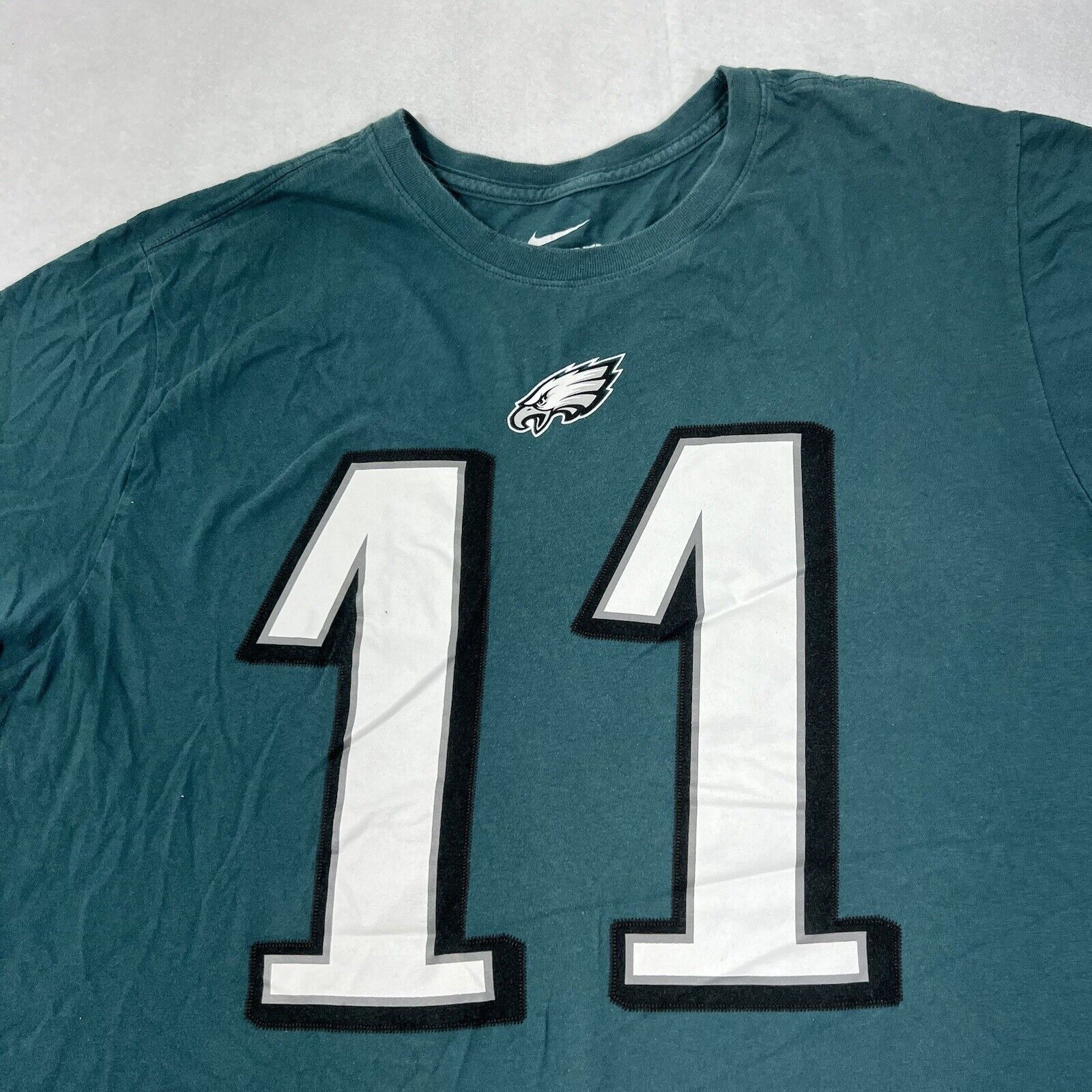 Nike Nike NFL Philadelphia Eagles Tee #11 Carson Wentz T Shirt Size US XL / EU 56 / 4 - 2 Thumbnail