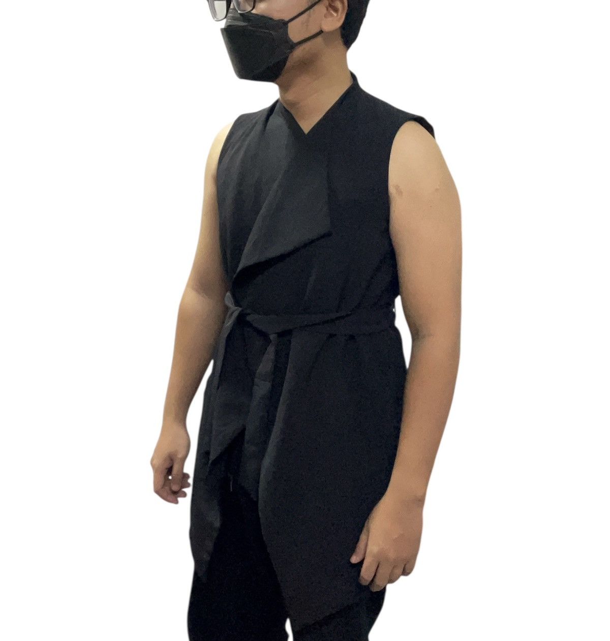 Yohji Yamamoto Zara Sleeveless Double Breasted Dress Tie Belt Yohji Style Size S / US 4 / IT 40 - 3 Thumbnail