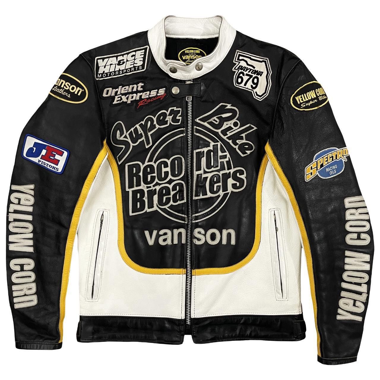 Vanson Leathers Vanson Leathers Leather Motorcycle Racing Jacket Size US M / EU 48-50 / 2 - 1 Thumbnail
