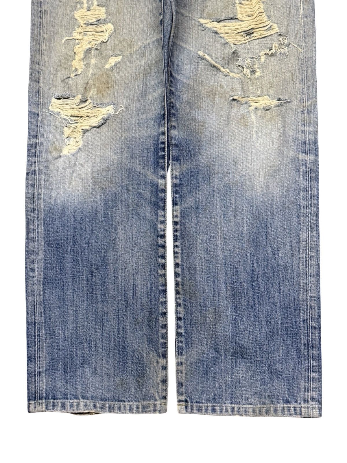 Uniqlo Vintage Uniqlo S-002 Japanese Market Jeans | Vintage Wash 35 Size US 35 - 6 Thumbnail