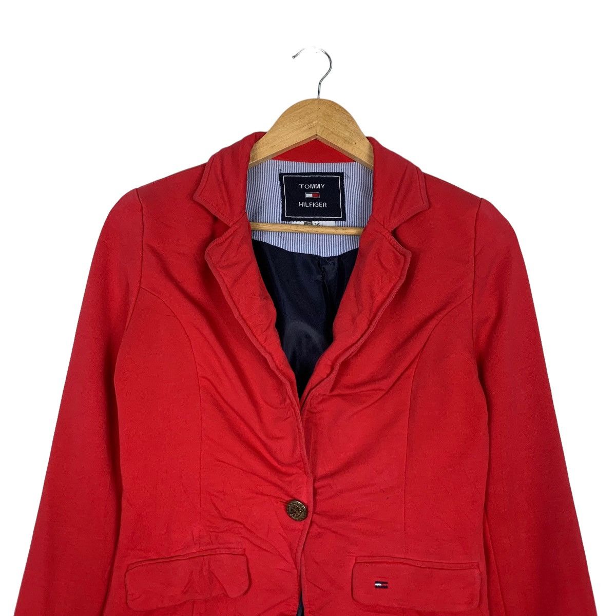Tommy Hilfiger TOMMY HILFIGER Red Casual Menswear Jacket #1030-C46 Size S / US 4 / IT 40 - 2 Thumbnail