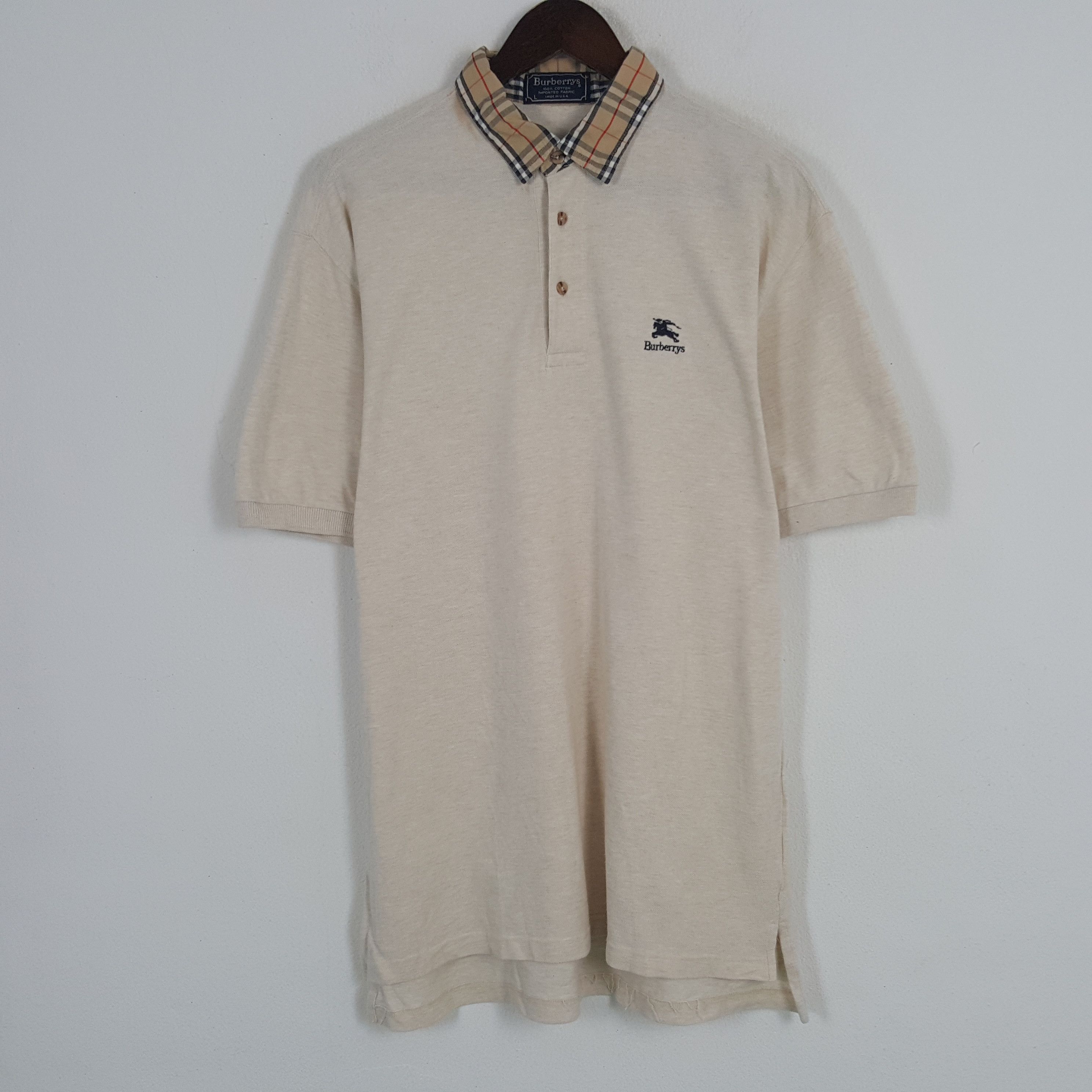 Burberry × Vintage Vintage Burberrys Polos Shirt Size US M / EU 48-50 / 2 - 1 Thumbnail