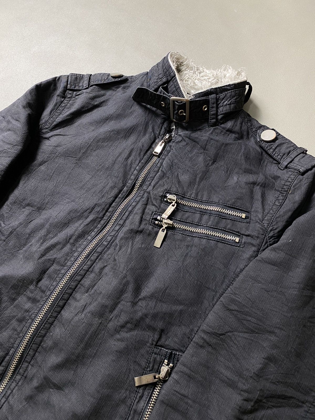 14th Addiction Japanese SF Bondage Jacket Gothic Punk Size US M / EU 48-50 / 2 - 7 Thumbnail