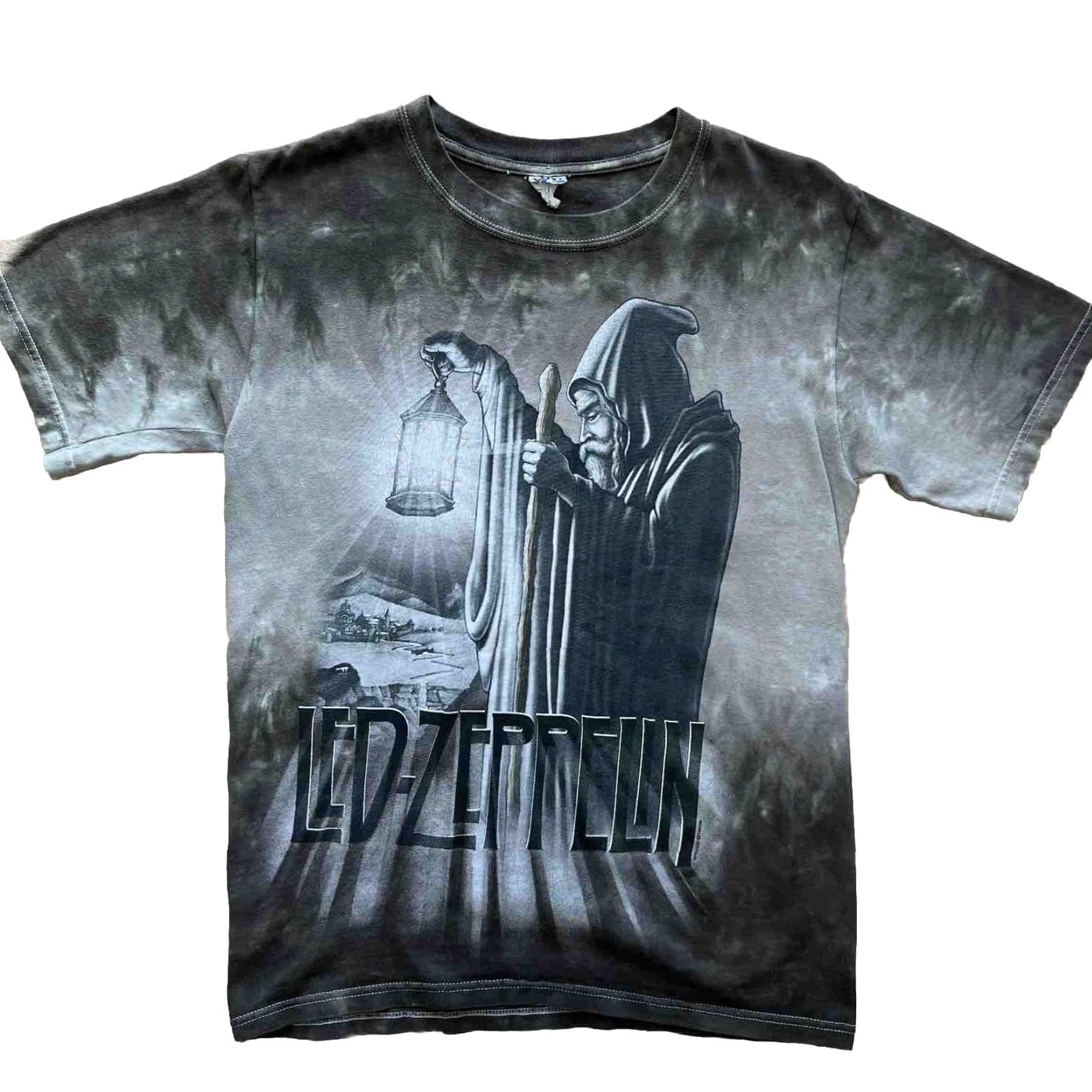 Liquid Blue VINTAGE Led Zeppelin Stairway to Heaven Shirt Small Green Y2K Liquid Blue Rock Music Size US S / EU 44-46 / 1 - 2 Thumbnail