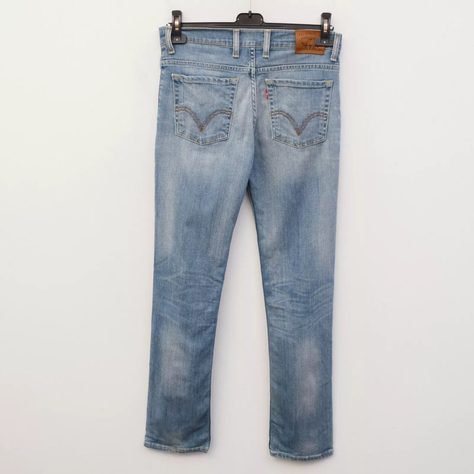 Levi's STRAUSS Straight W29 L32 Fit Denim Jeans Trousers Mid Rise Size 29" - 4 Thumbnail